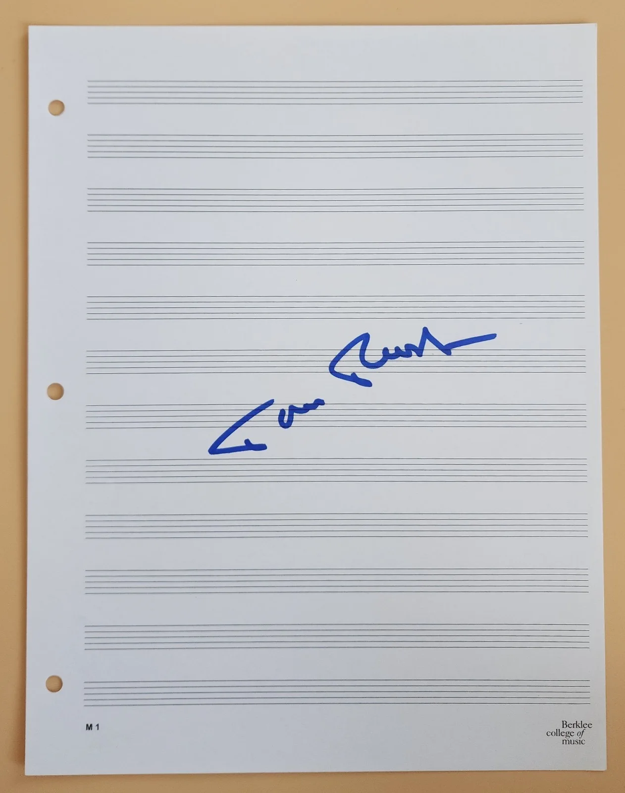 Tom Rush Signed Berklee College of Music Sheet Music Folk Legend RAD, изображение 2