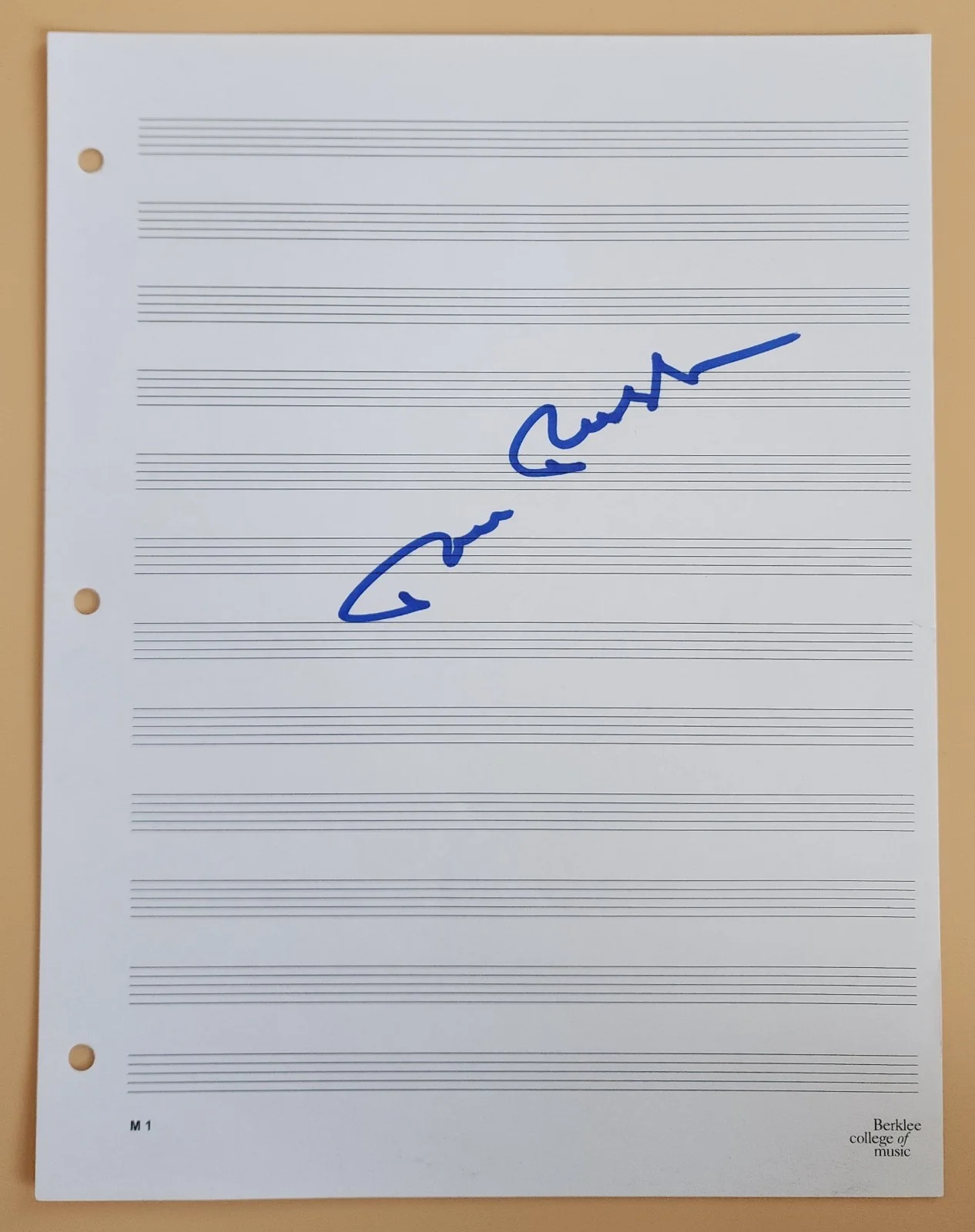 Tom Rush Signed Berklee College of Music Sheet Music Folk Legend RAD, изображение 3