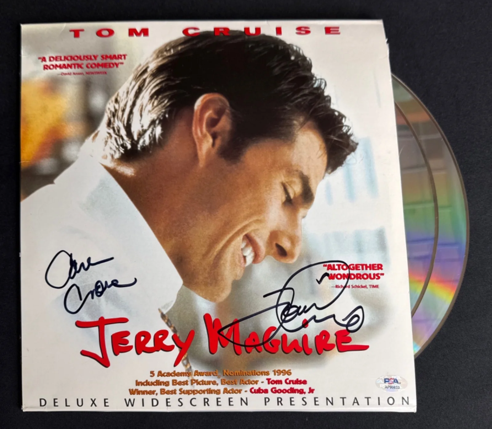Tom Cruise — Tom Cruise Cameron Crowe Signed Jerry Maguire PSA AP90833
