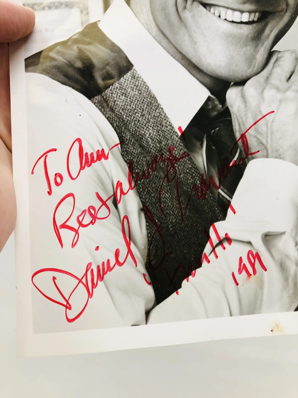 Daniel J Travanti Signed Autographed Portrait Photo Hill Street Blues Kenosha, изображение 3