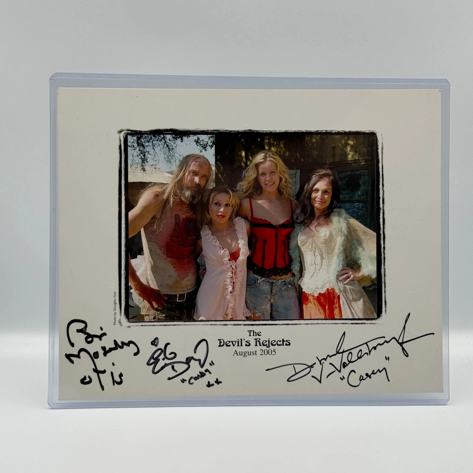 Bill Moseley, EG Daily, Deborah Van Valkenburgh — Rob Zombie's The Devil's Rejects Triple Signed 8x10 Photo Bill Moseley EG Daily