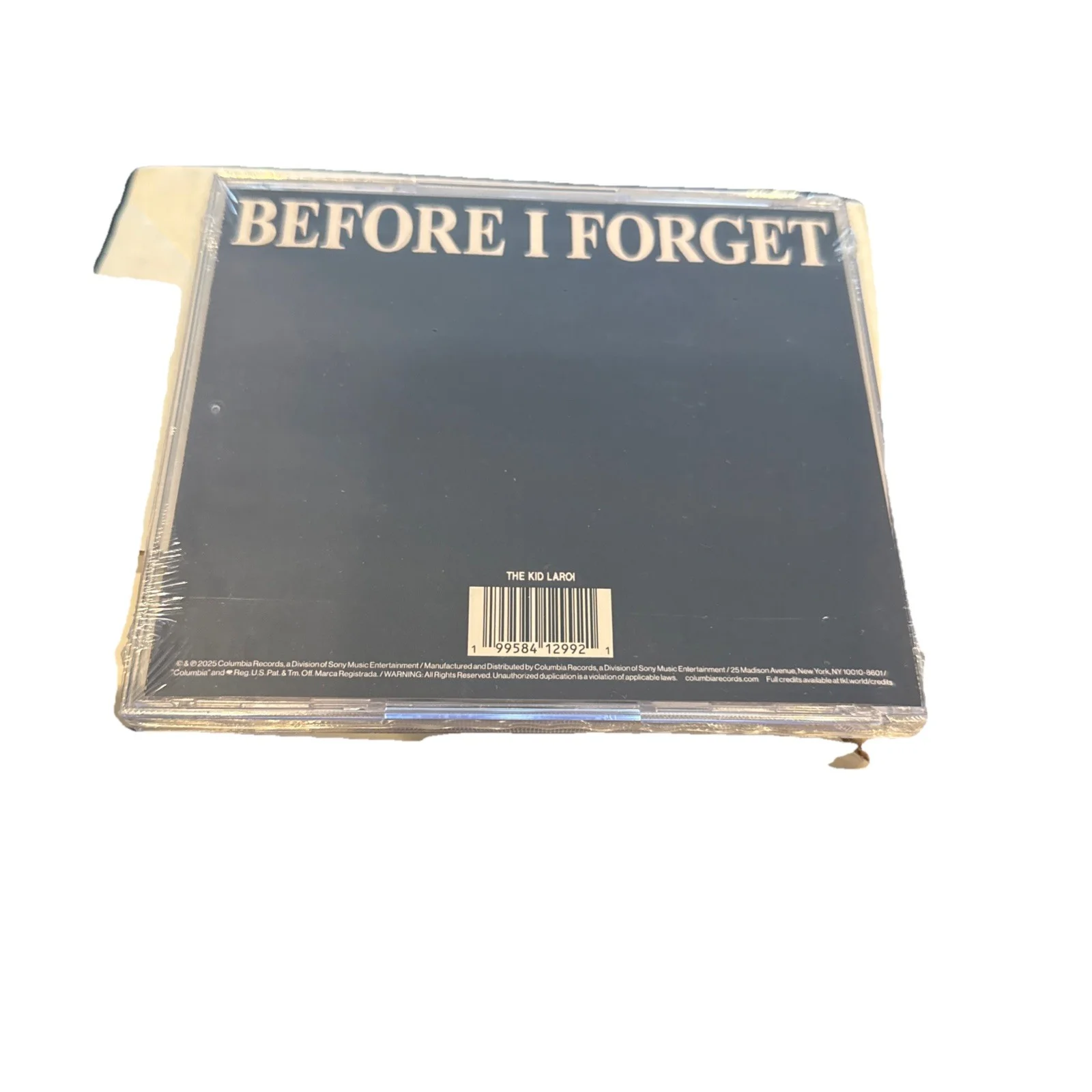 The Kid Laroi Before I Forget Signed Exclusive CD Autographed Sealed, image 2