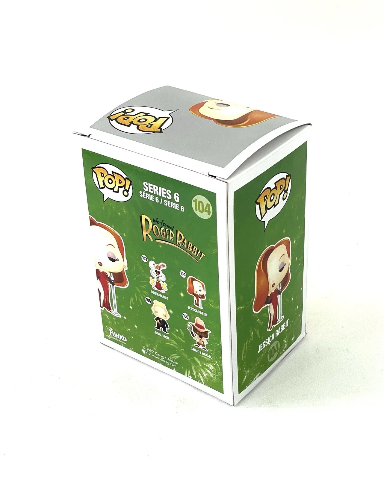 Gary K. Wolf — Who Framed Roger Rabbit Creator Gary K. Wolf Signed Jessica Rabbit Funko Pop JSA, image 4