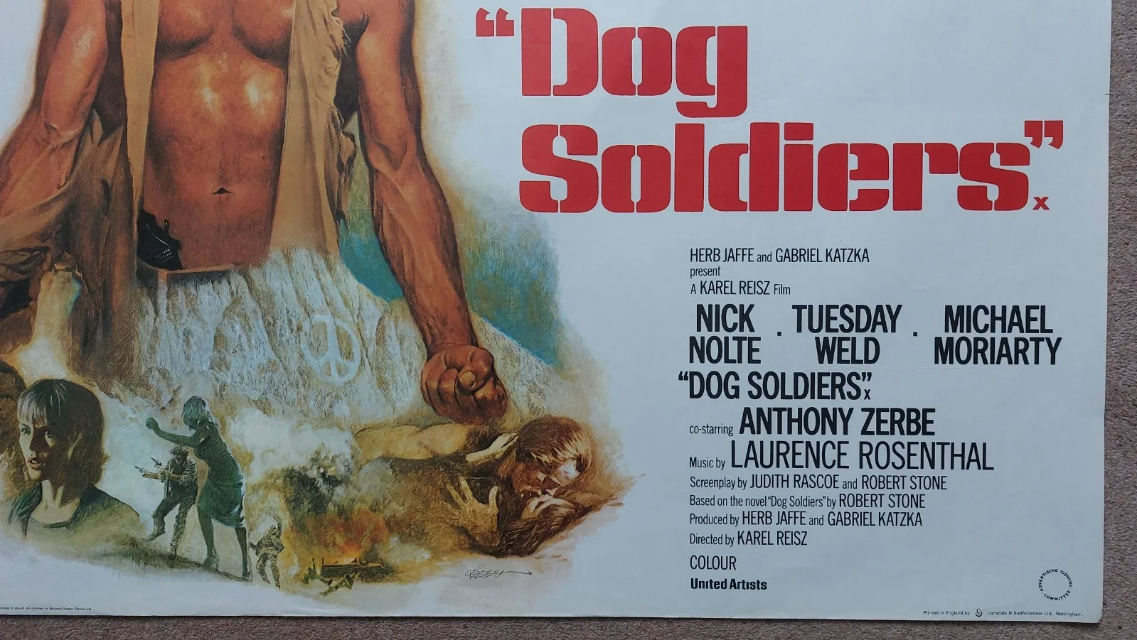 Dog Soldiers Original UK Quad Poster, image 4