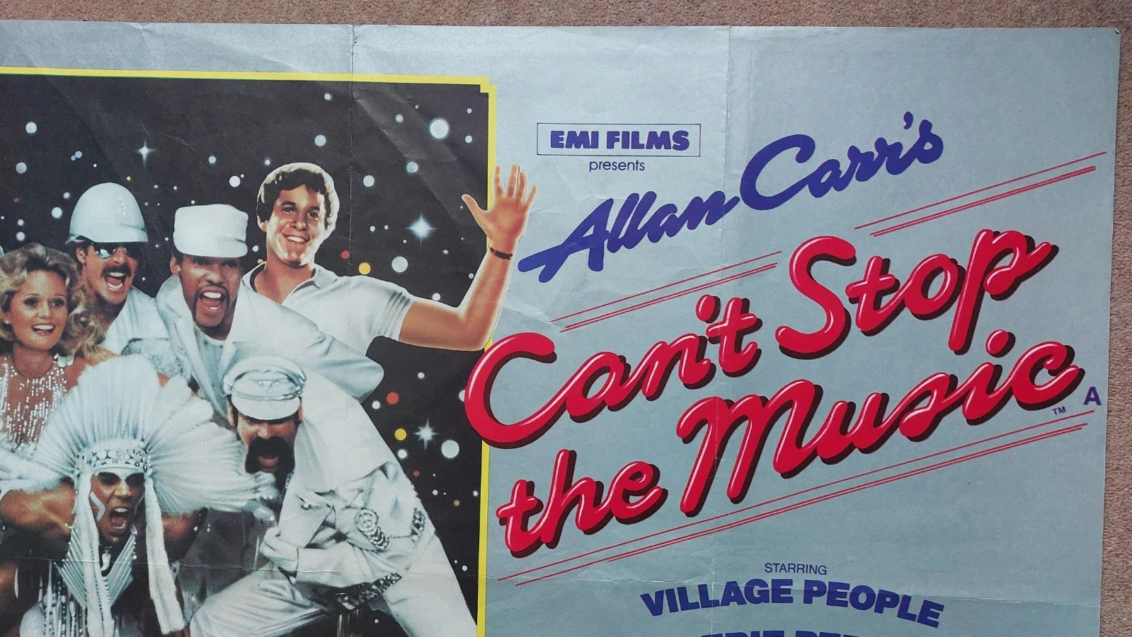 Can't Stop the Music Original UK Quad Poster, изображение 5