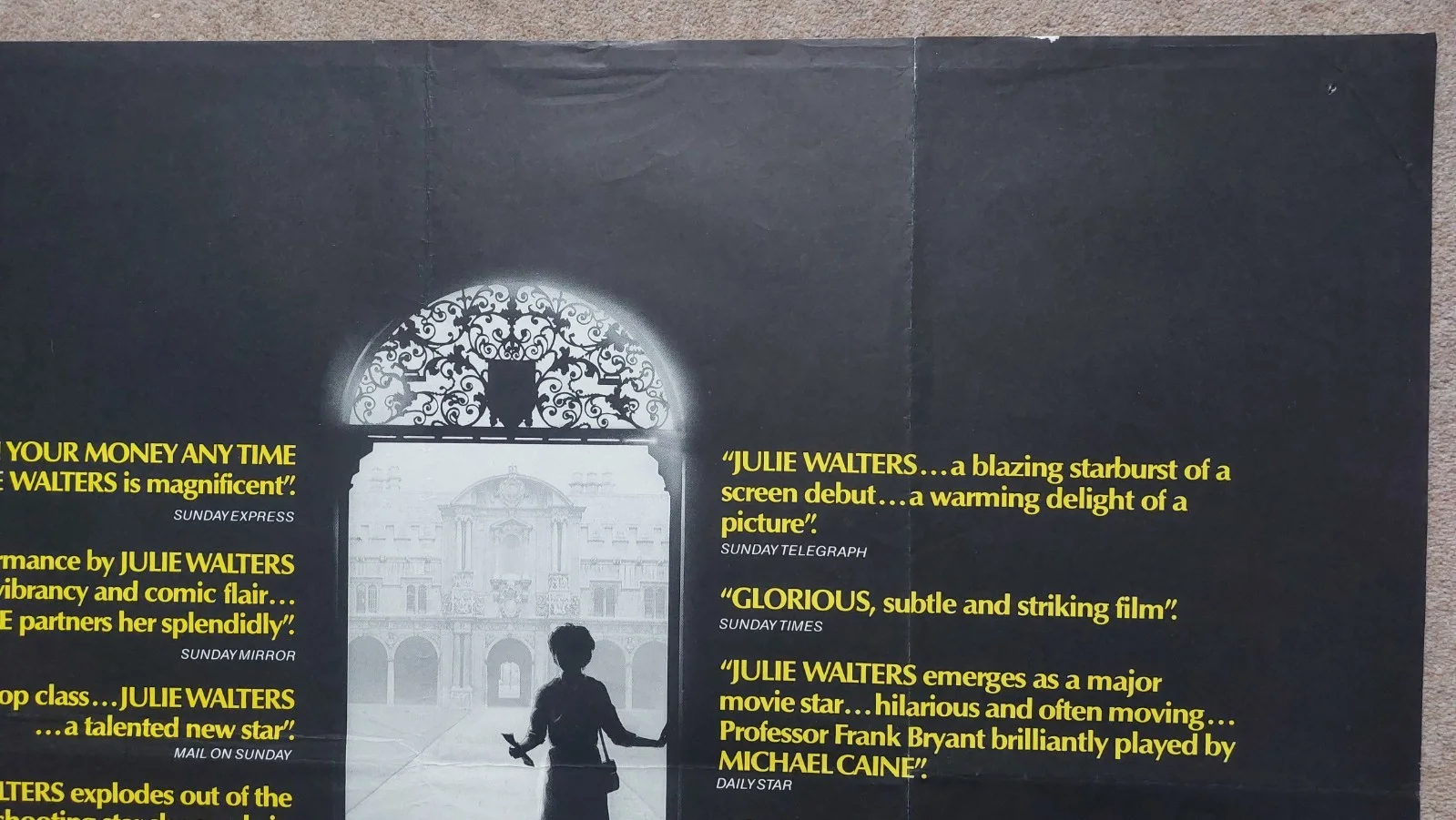 Educating Rita Original UK Quad Poster, image 5