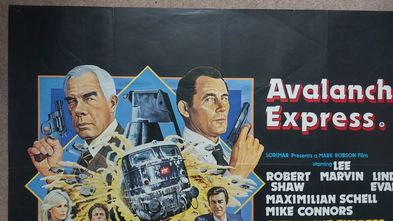 Avalanche Express Original UK Quad Poster, image 2