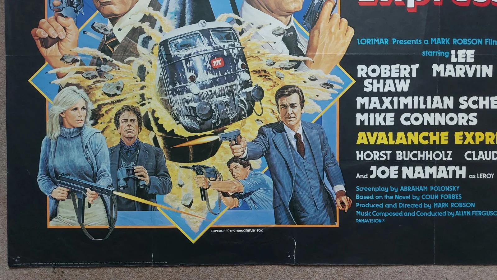 Avalanche Express Original UK Quad Poster, image 3