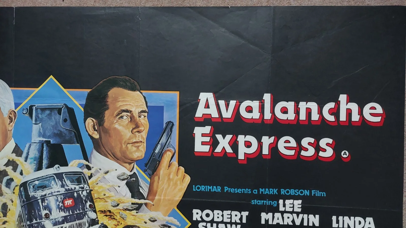 Avalanche Express Original UK Quad Poster, image 5