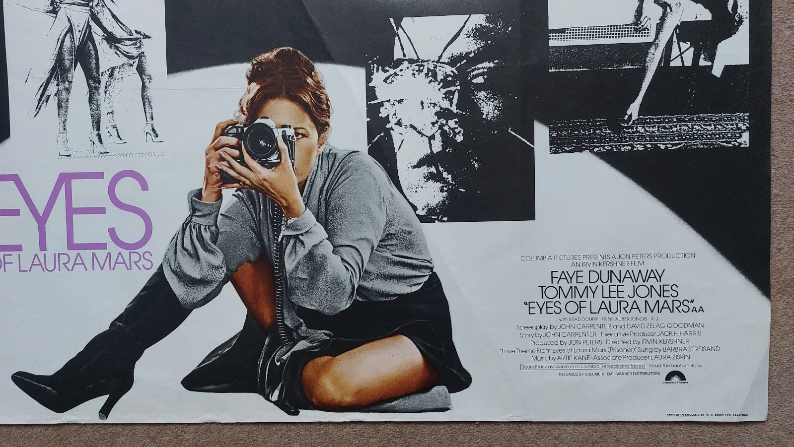 Eyes of Laura Mars Original UK Quad Poster, image 4