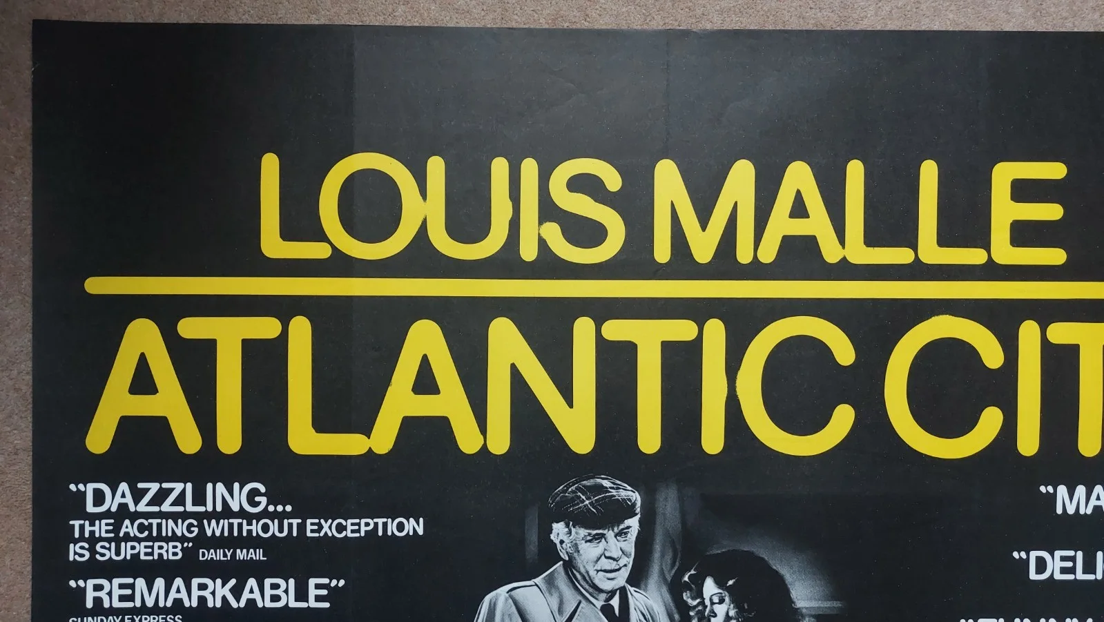 Atlantic City Original UK Quad Poster, image 2