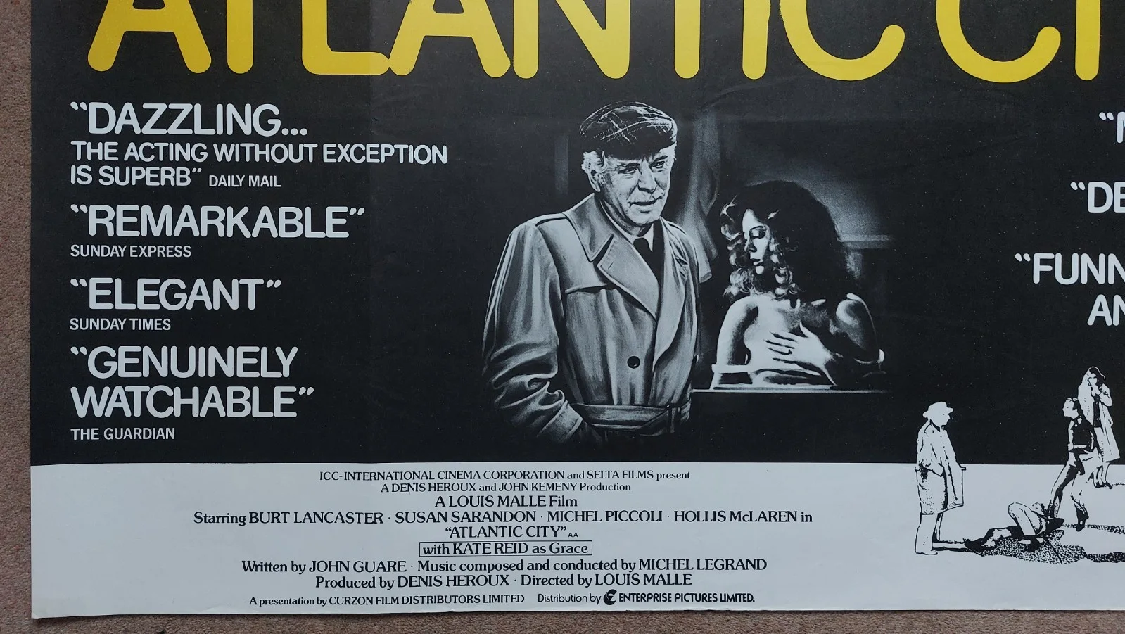 Atlantic City Original UK Quad Poster, image 3