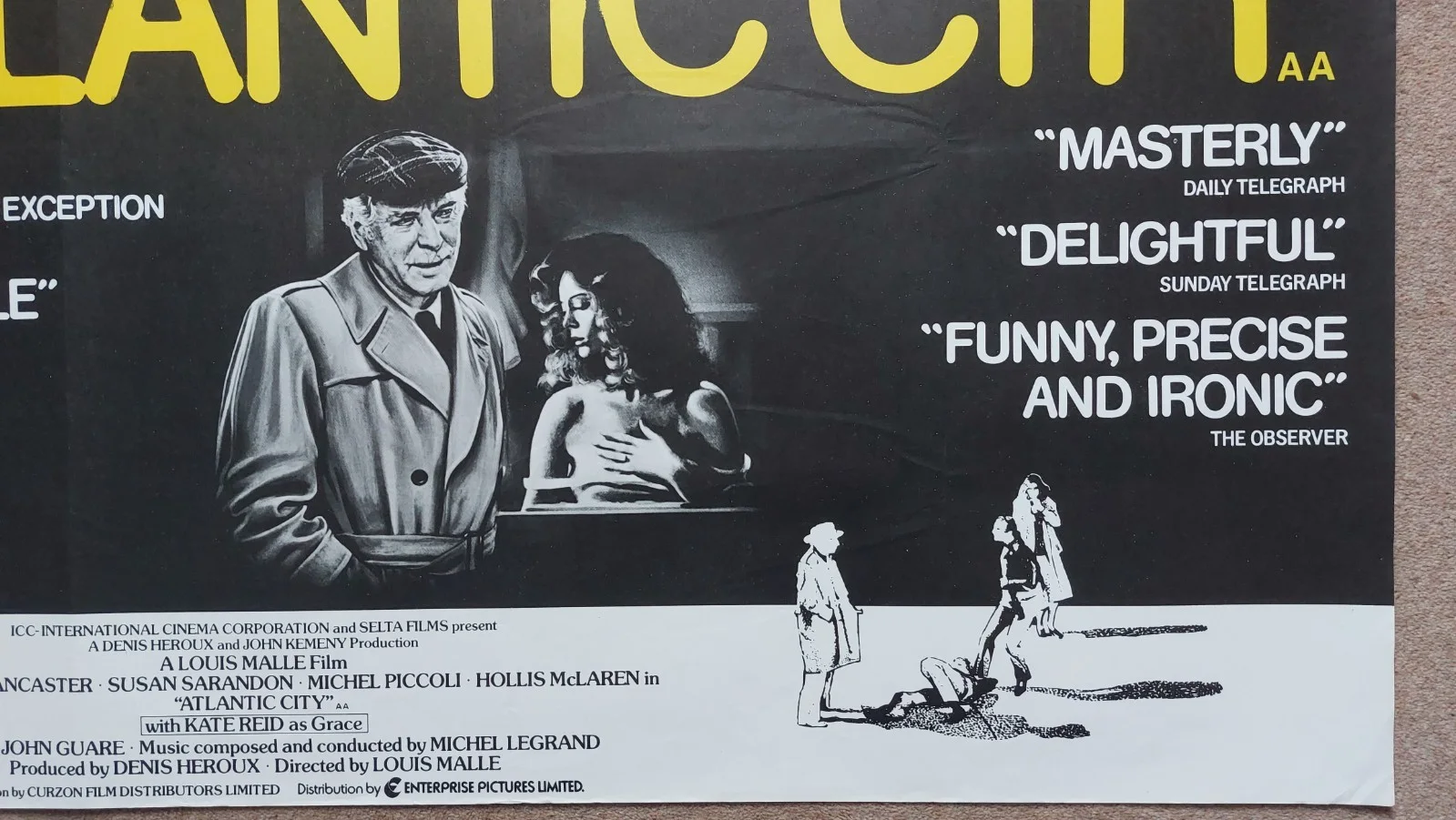 Atlantic City Original UK Quad Poster, image 4