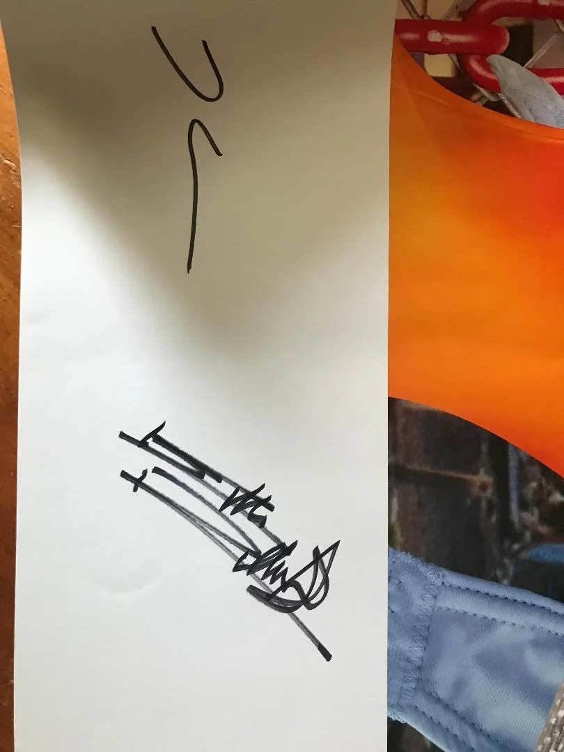 ROLLING STONES FULLY SIGNED LICKS LITHOGRAPH X4 PLUS DESIGNER GUARANTEED REAL!!, image 4