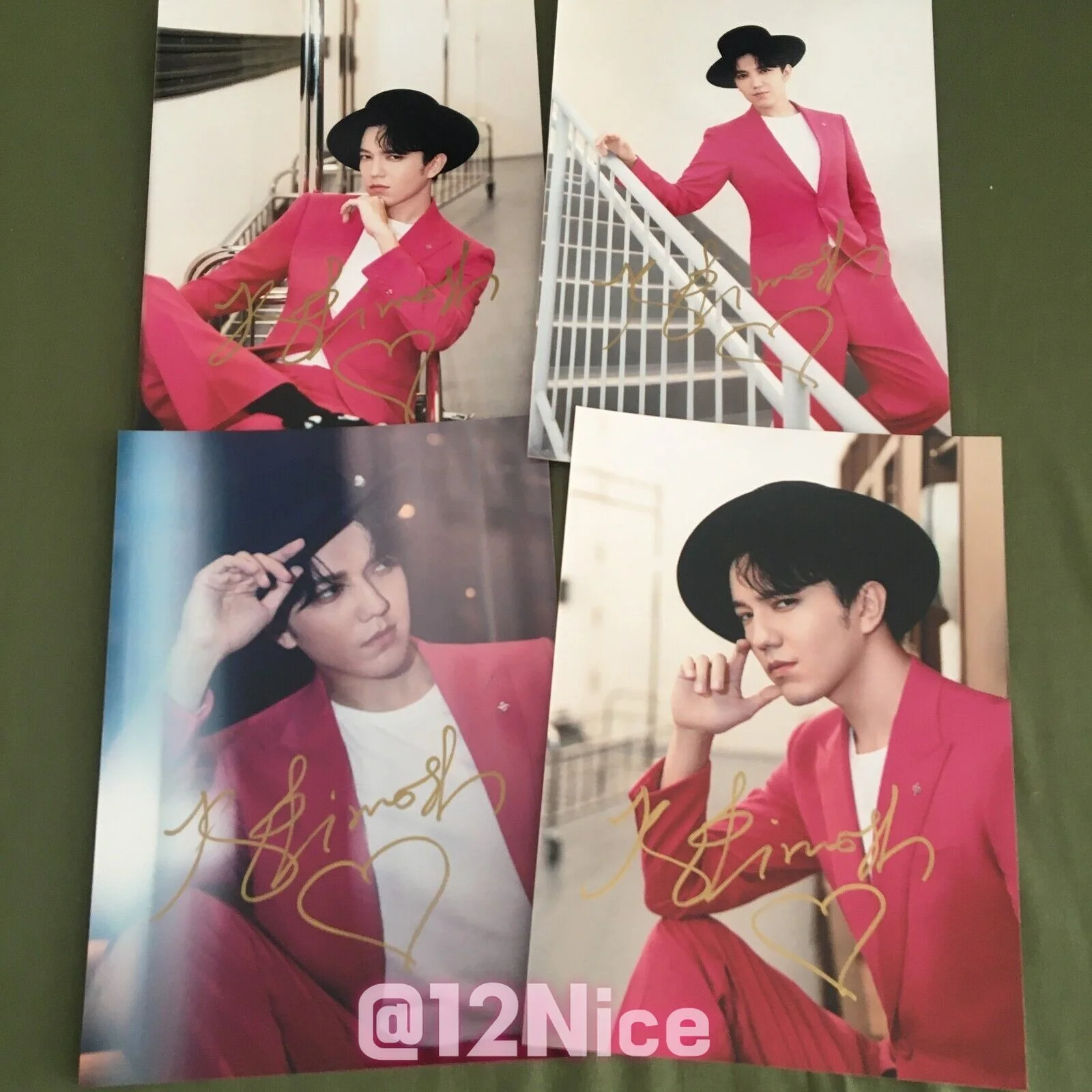 Dimash Autographed Signed Photo 4*6 Singer Collection GIFTS rare 2023A, image 2