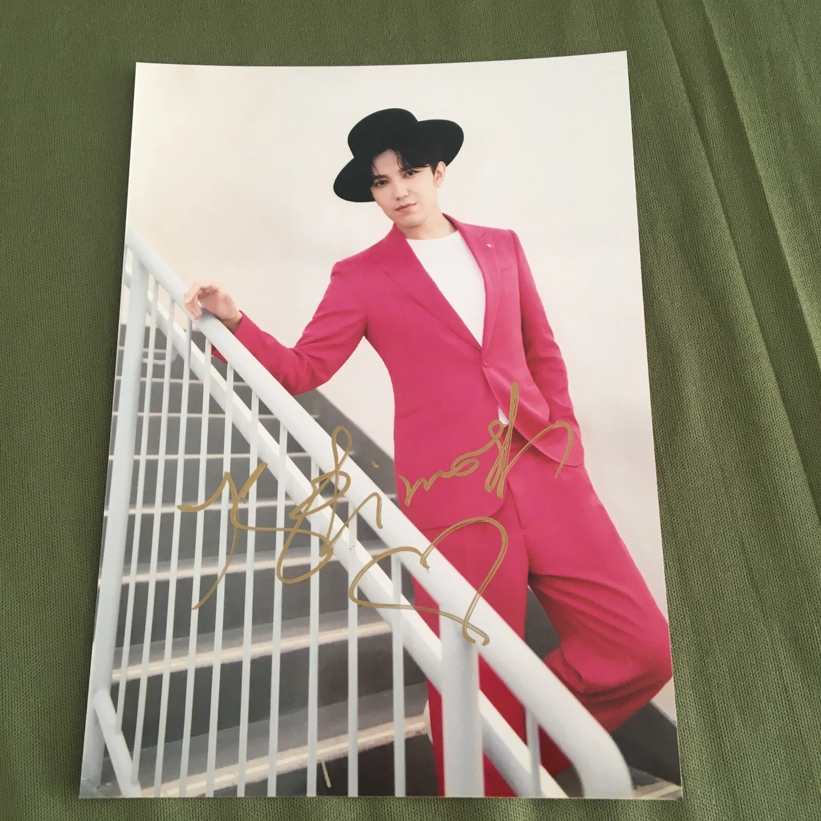 Dimash Autographed Signed Photo 4*6 Singer Collection GIFTS rare 2023A, image 3