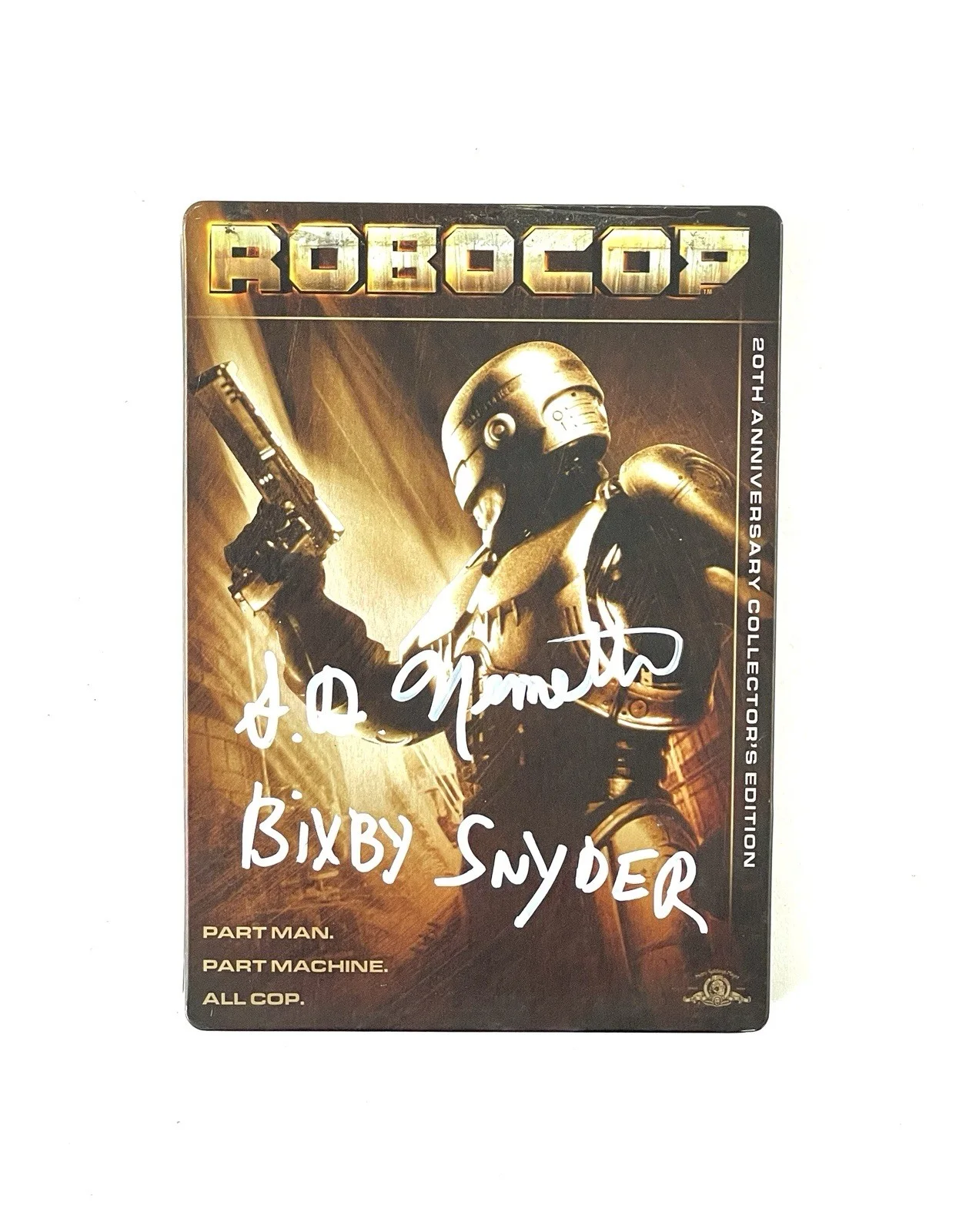 S.D. Nemeth — Robocop Bixby Snyder S.D. Nemeth Signed Steelbook DVD I’d Buy That For A Dollar, изображение 2