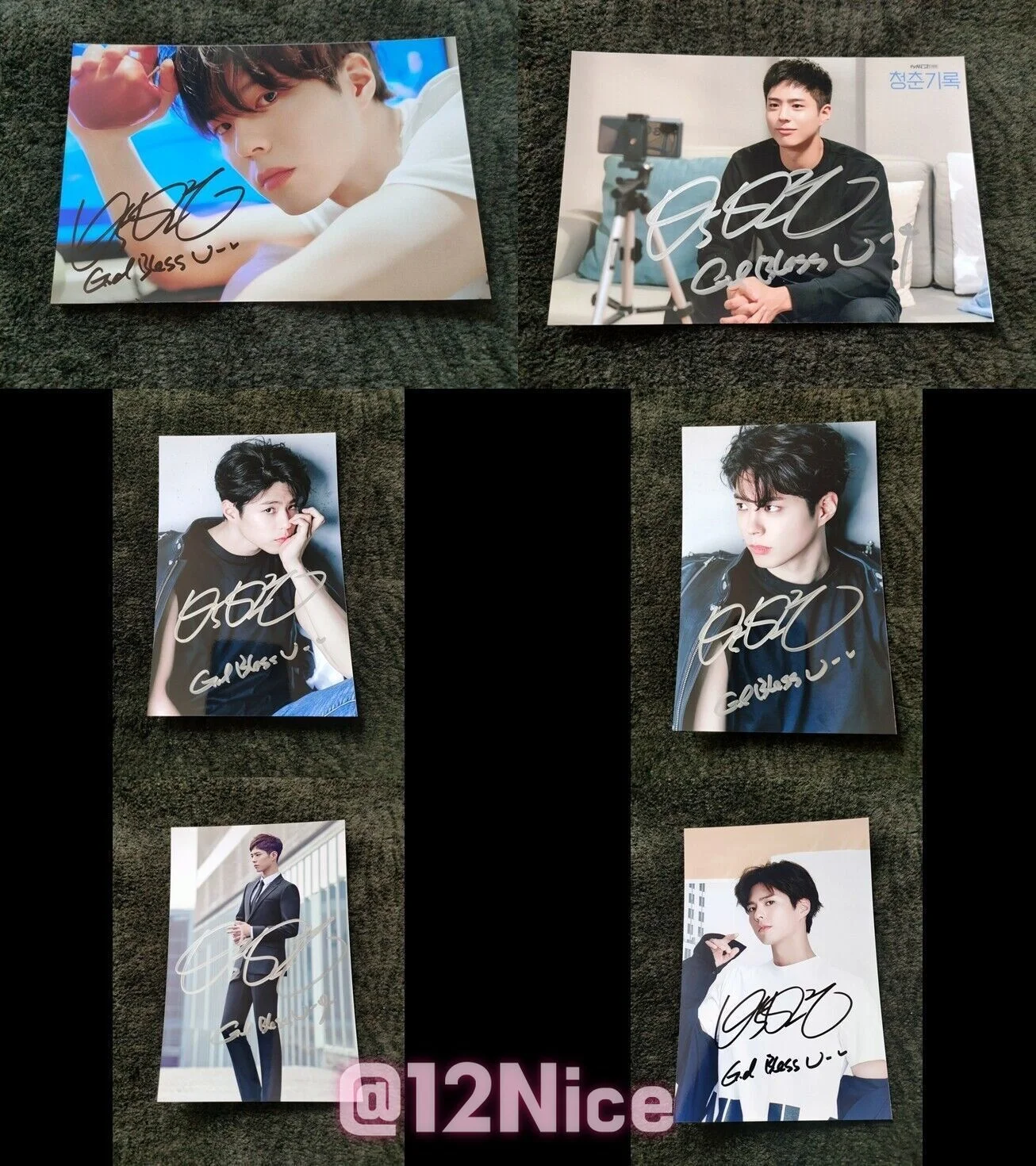 PARK BO GUM Autographed Signed Photo Autographs 4*6 inch K-POP 2022, изображение 2