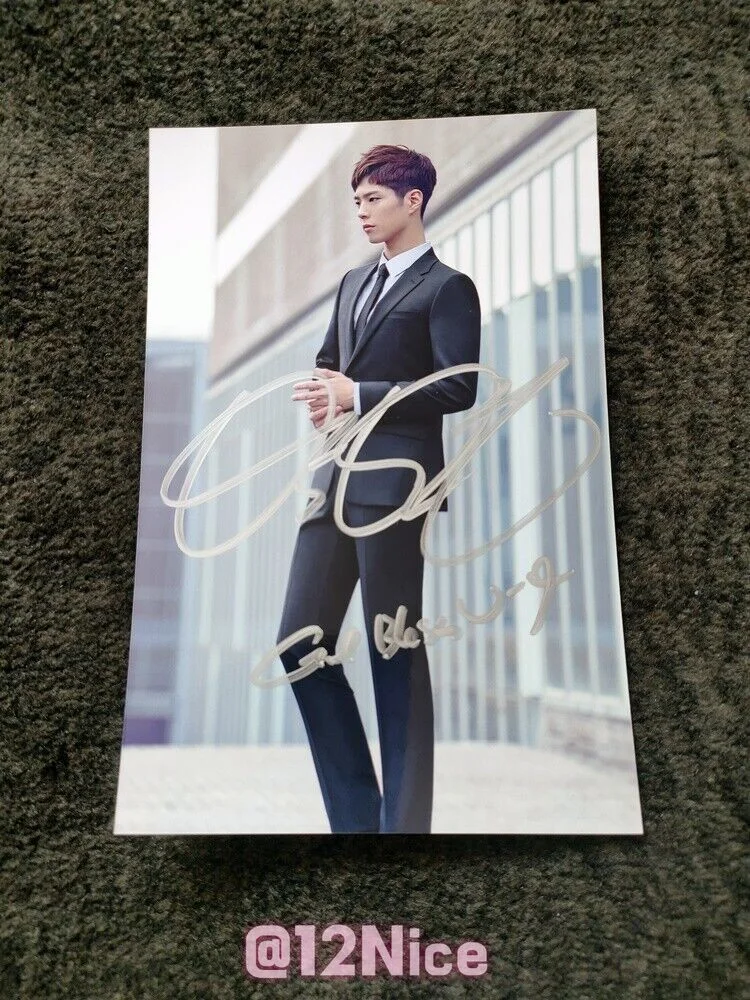 PARK BO GUM Autographed Signed Photo Autographs 4*6 inch K-POP 2022, изображение 5