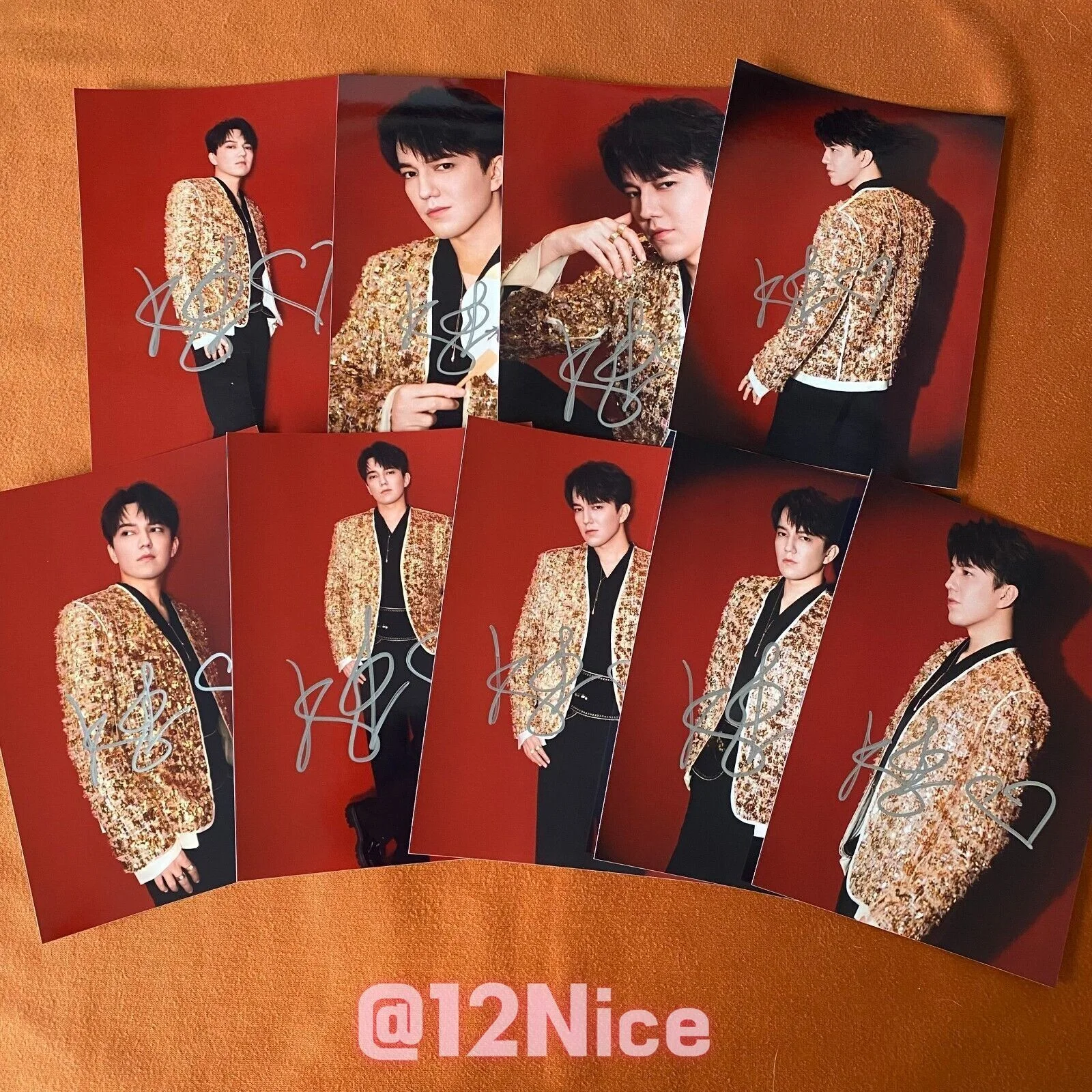 Dimash Autographed Signed Photo 4*6 Collection 2025 Spring Festival, изображение 2