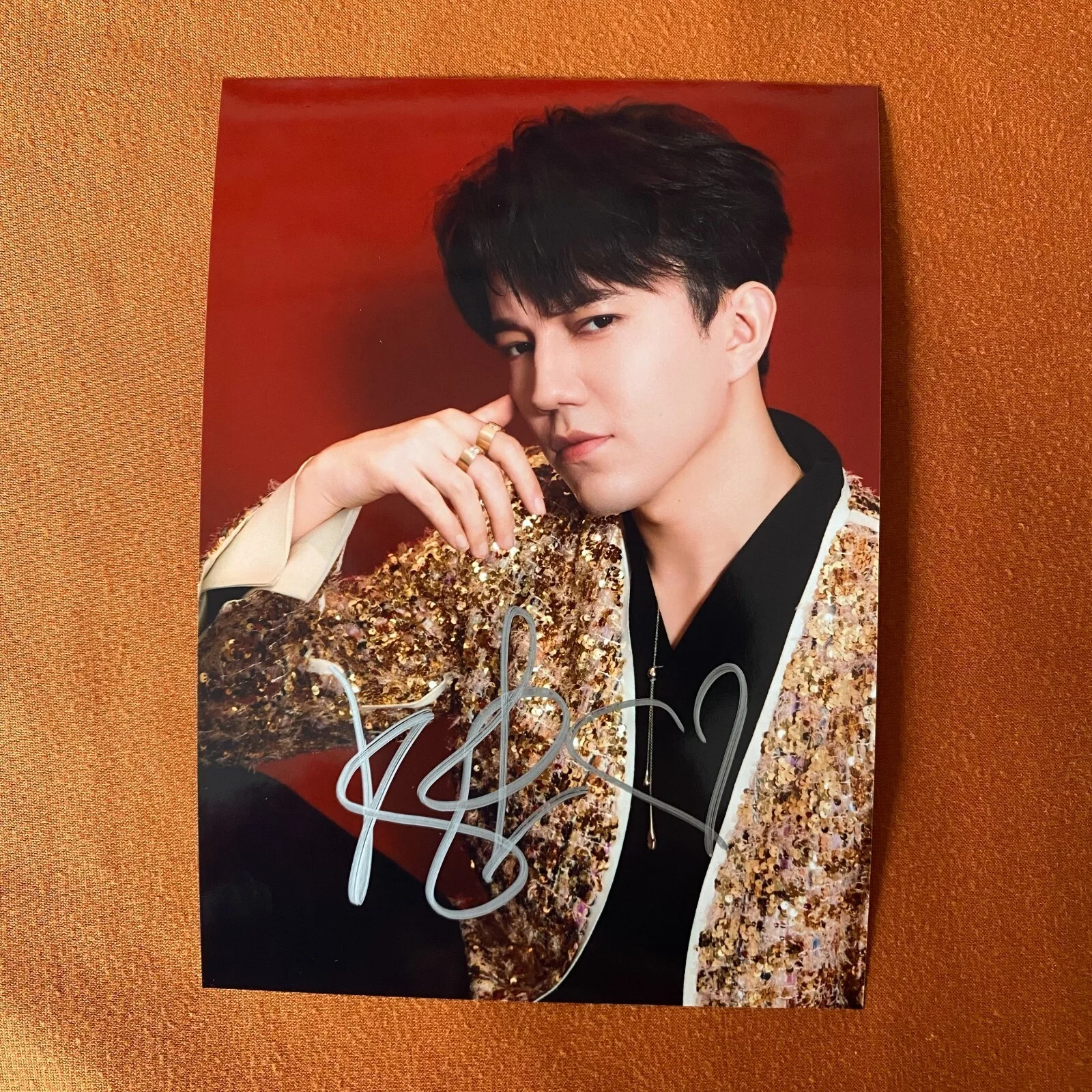 Dimash Autographed Signed Photo 4*6 Collection 2025 Spring Festival, изображение 4