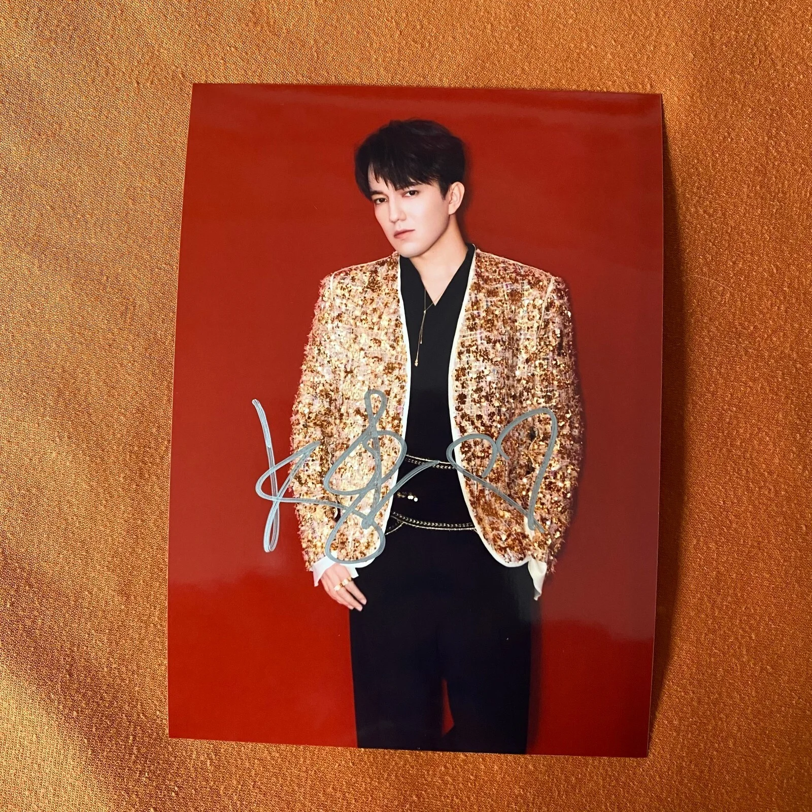 Dimash Autographed Signed Photo 4*6 Collection 2025 Spring Festival, изображение 5