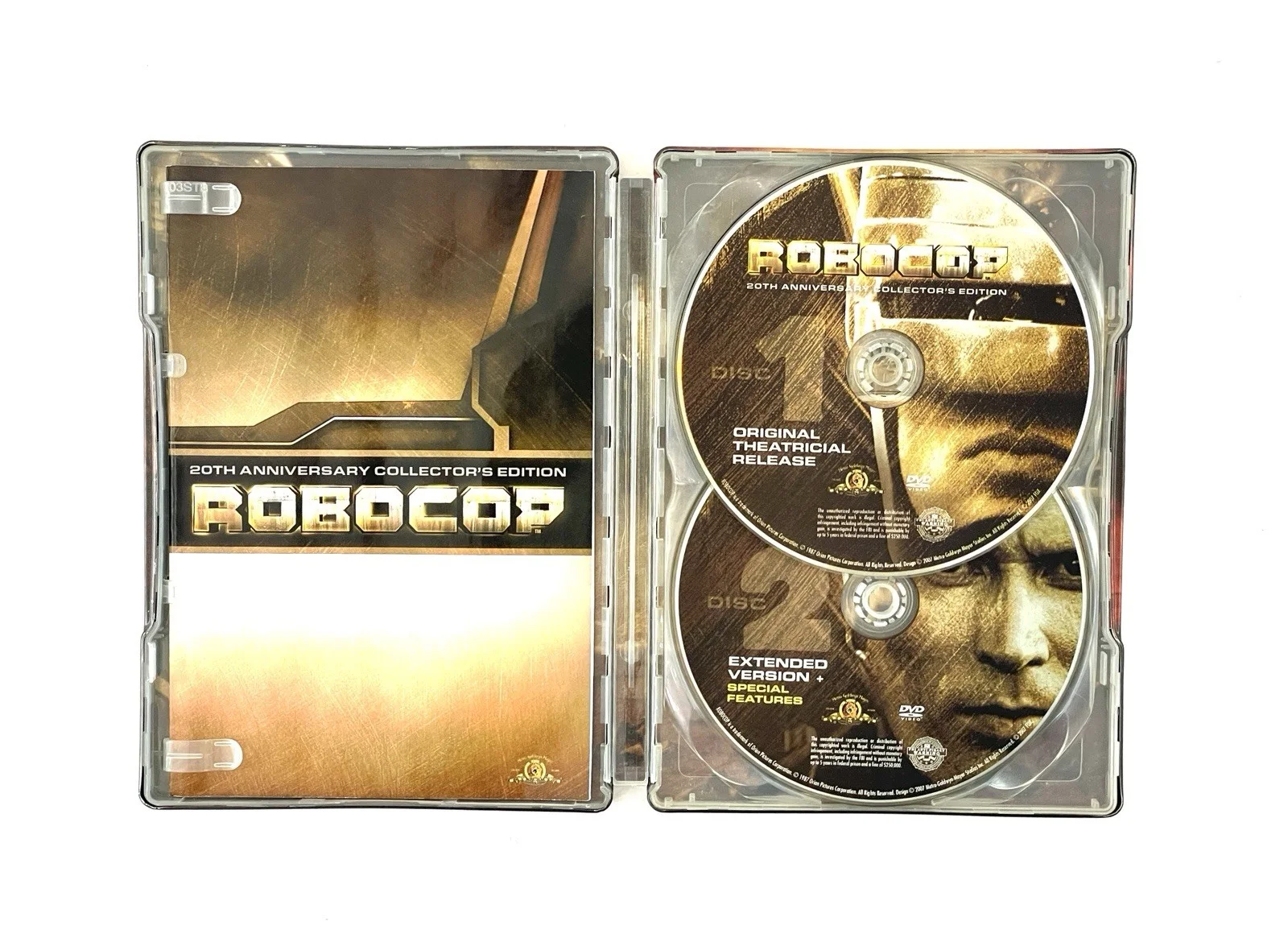 S.D. Nemeth — Robocop Bixby Snyder S.D. Nemeth Signed Steelbook DVD I’d Buy That For A Dollar, изображение 4