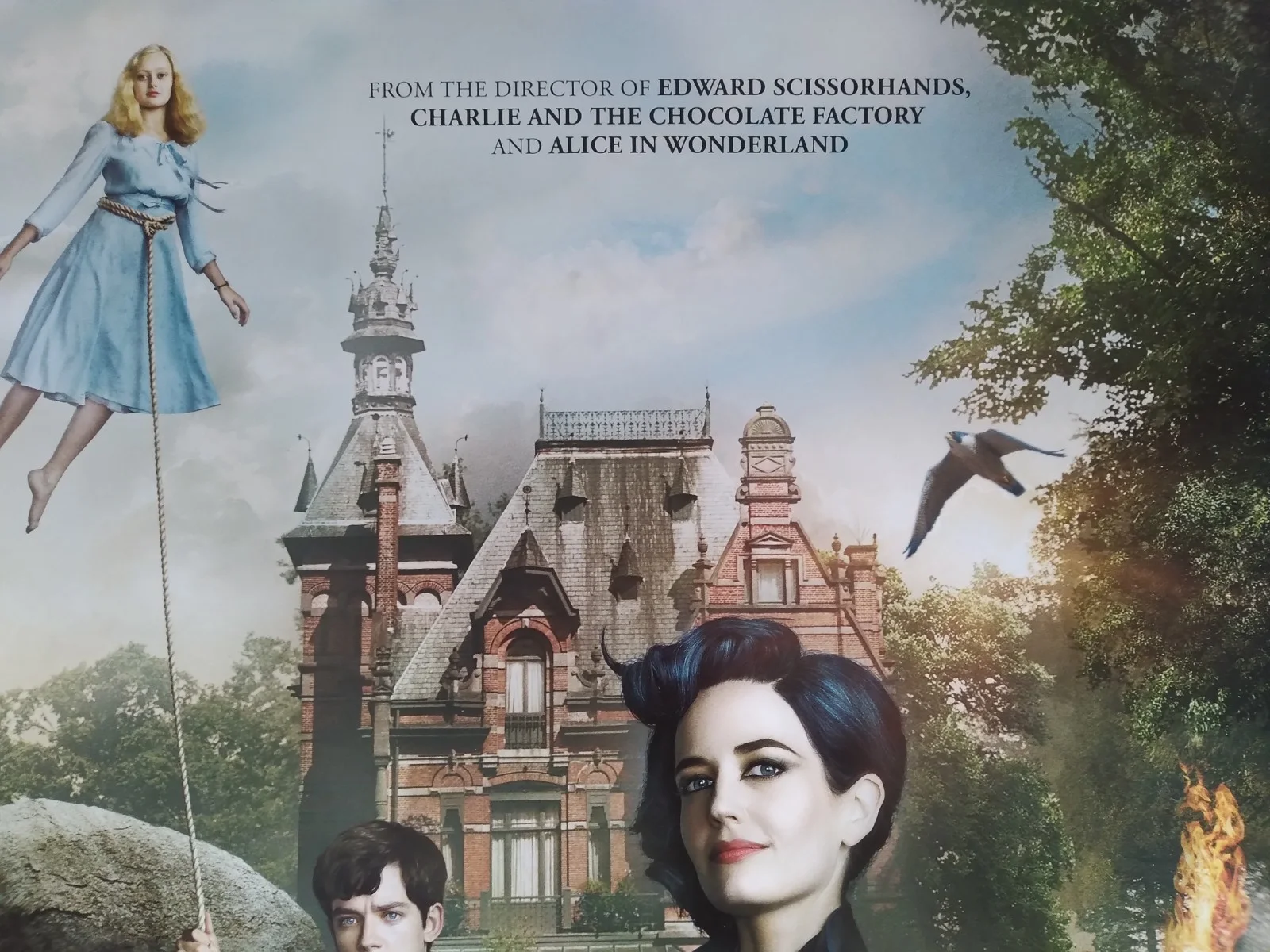 Miss Peregrine's Home for Peculiar child original movie 2016 poster US one sheet, изображение 3