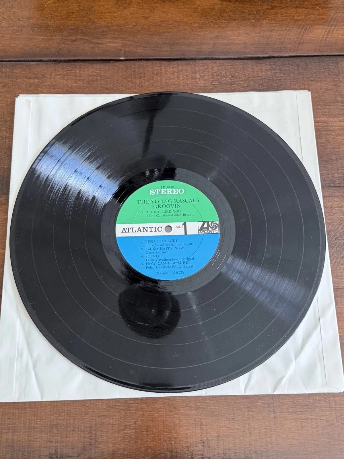 FELIX CAVALIERE Signed Lp THE YOUNG RASCALS Groovin SD 8148 Atlantic Excellent, изображение 4
