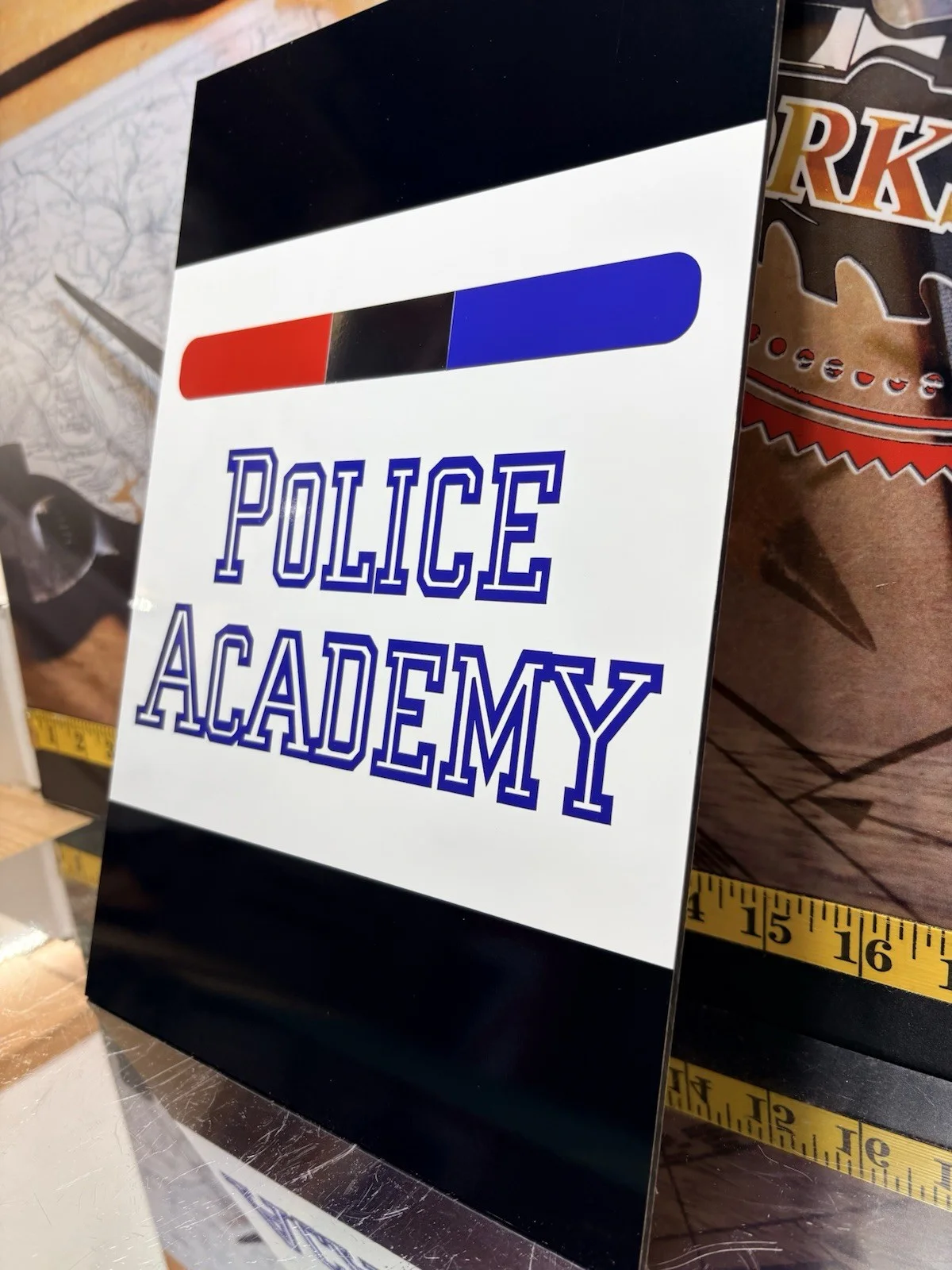 Police Academy Sign Board, image 3