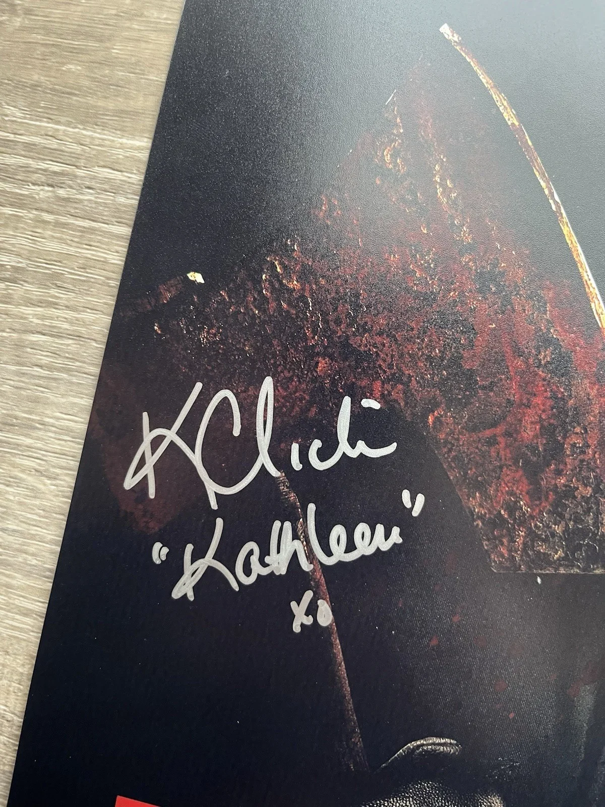 Nell Verlaque — Nell Verlaque Alex Armbruster Karen Cliche Signed Thanksgiving 11x17 Photo JSA, изображение 4