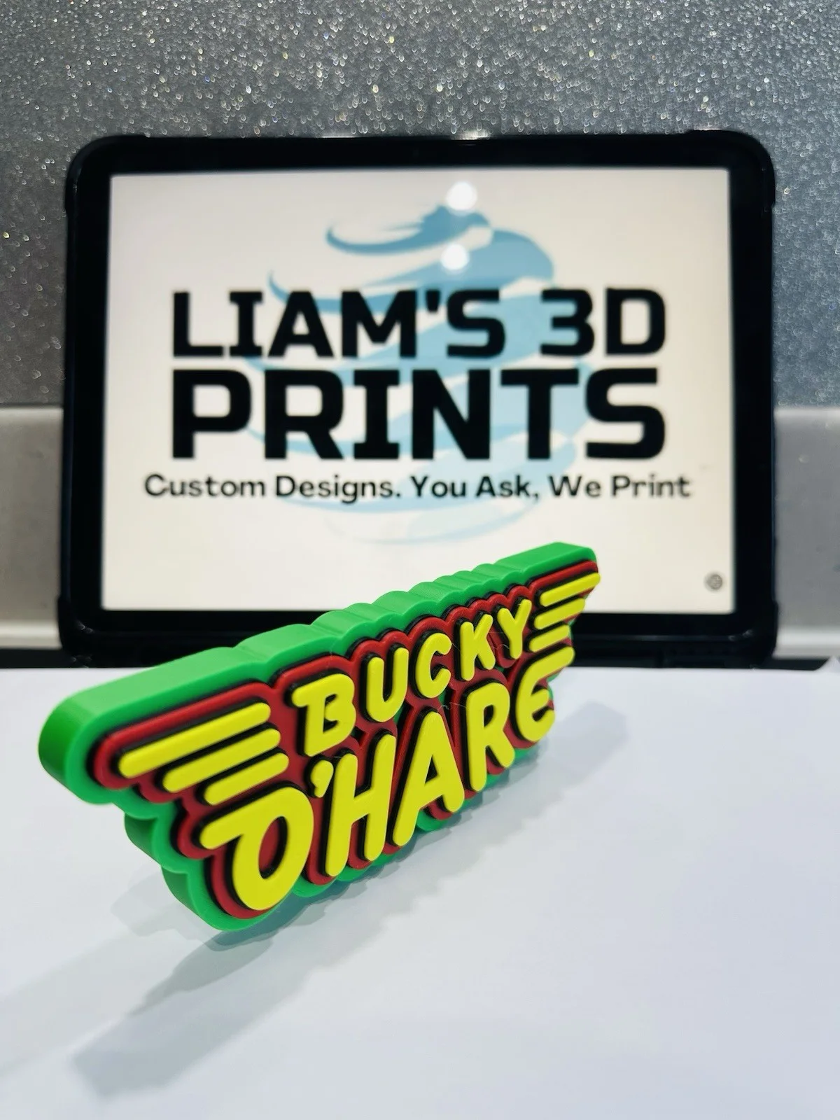 Decorative Bucky O' Hare logo Sign Display Figures, image 3