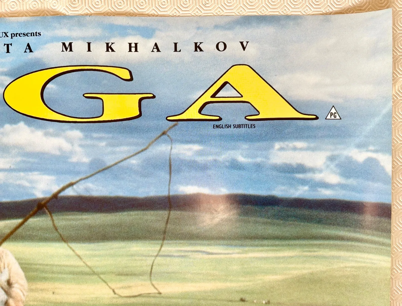 URGA aka Close To Eden Original 1992 Movie Quad Poster Nikita Mikhalkov, изображение 4