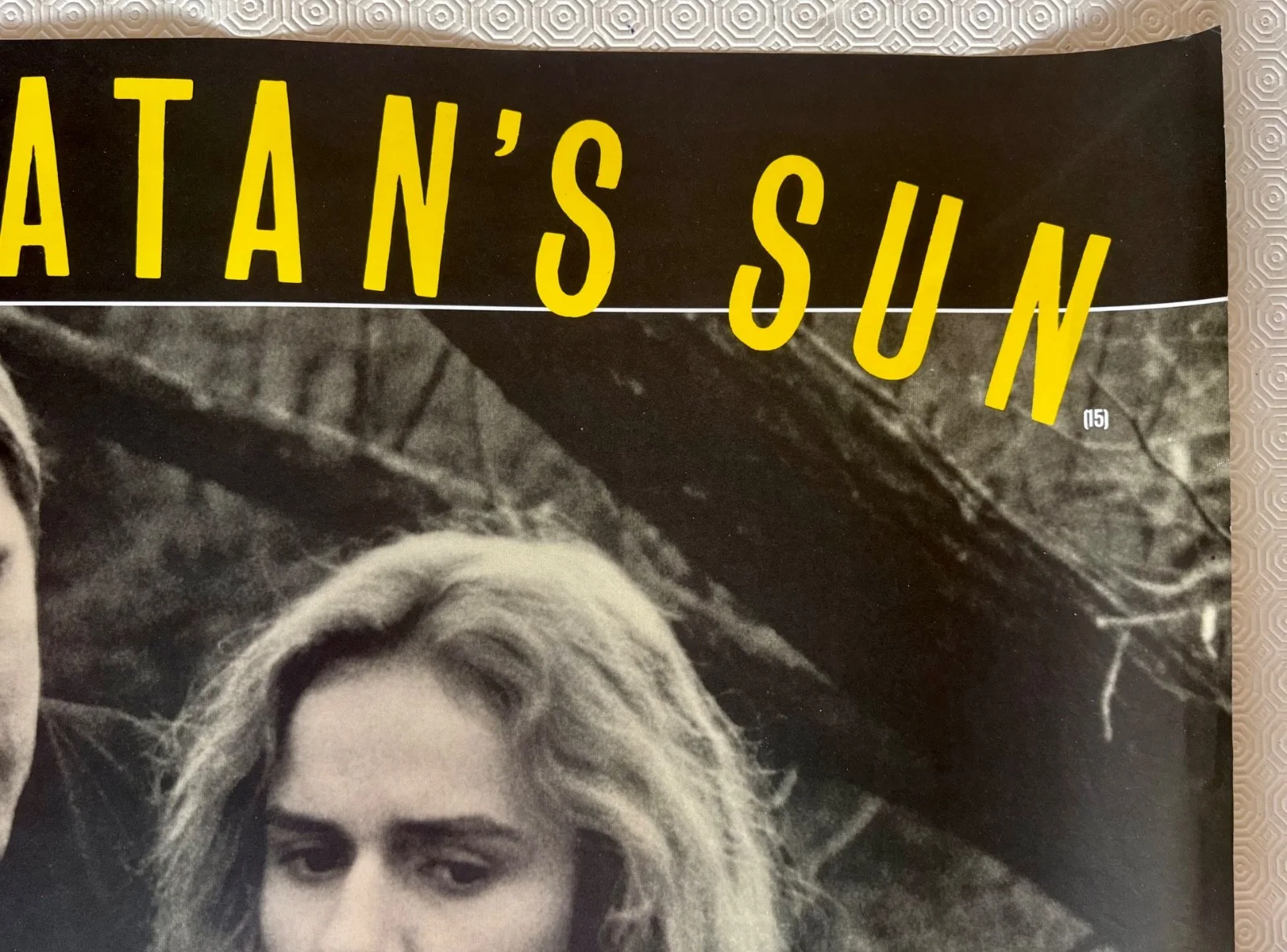 Under Satan's Sun Original 1987 Quad Poster Gerard Depardieu Sandrine Bonnaire, изображение 4