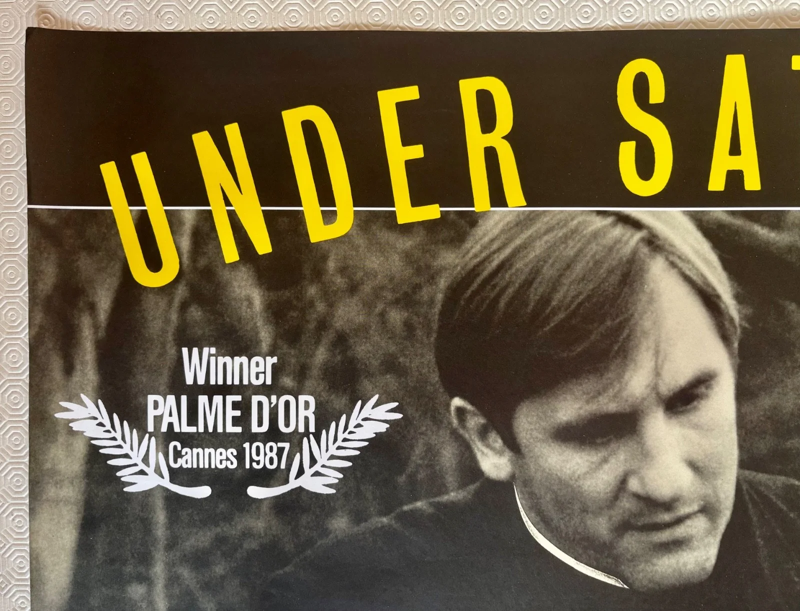 Under Satan's Sun Original 1987 Quad Poster Gerard Depardieu Sandrine Bonnaire, изображение 5