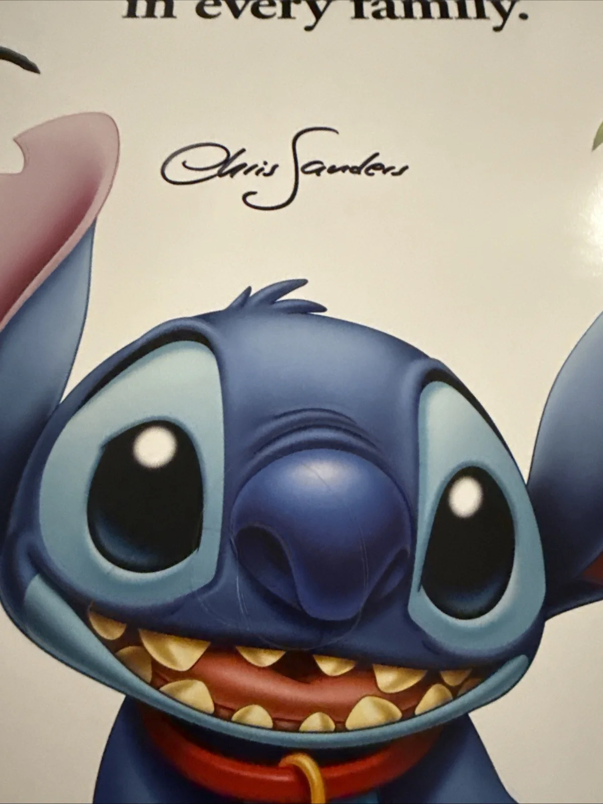 Chris Sanders — Disney LILO And Stitch Promo Poster Signed Clark Spencer Chris Sanders Deblois, изображение 3