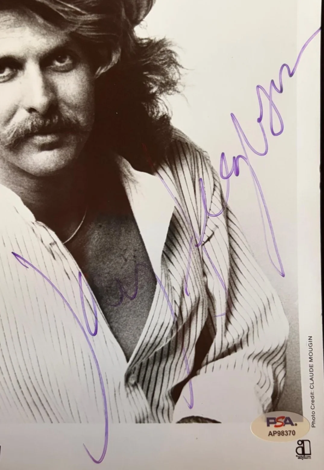 Jay R. Ferguson — JAY R. FERGUSON SIGNED 8X10 PHOTO THUNDER ISLAND SPIRIT & JO JO GUNNE PSA COA C, изображение 2