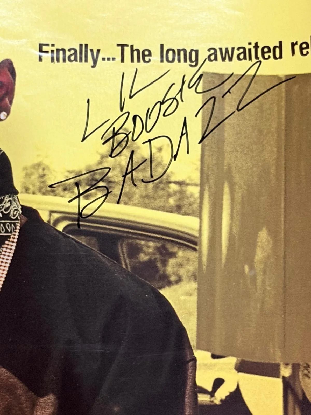 Lil Boosie — LIL BOOSIE BADAZZ SIGNED AUTOGRAPHED POSTER ZOOM WIPE ME DOWN FULL NAME RARE PSA, image 2