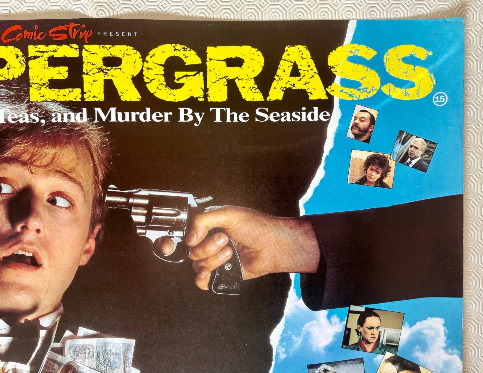 The Supergrass Original 1985 Quad Poster Adrian Edmundson Jennifer Saunders, image 4