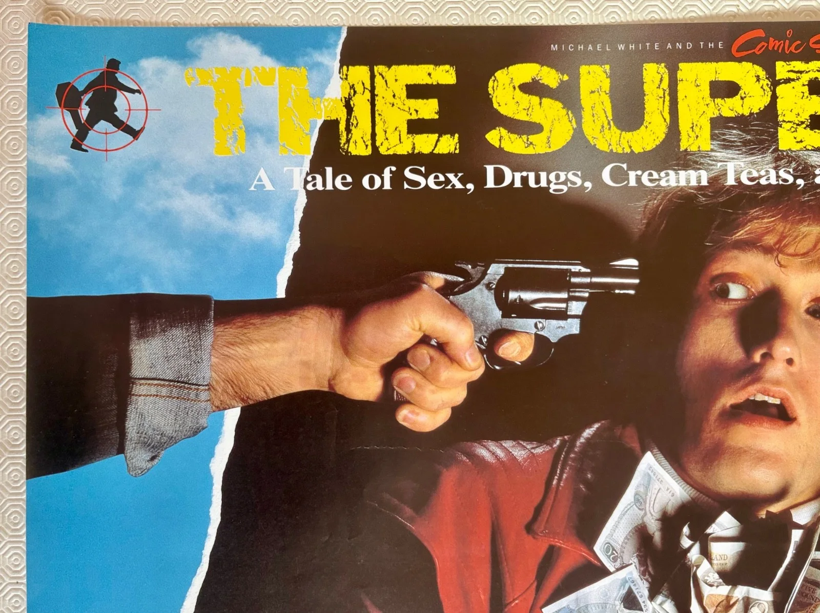 The Supergrass Original 1985 Quad Poster Adrian Edmundson Jennifer Saunders, image 5