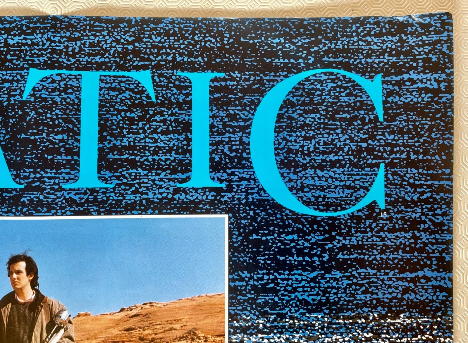 Static Original 1985 Movie Quad Poster Keith Gordon Amanda Plummer Mark Romanek, image 4