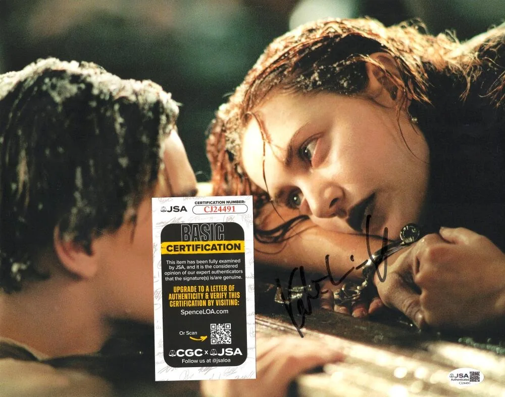 Kate Winslet — Kate Winslet Signed Autograph 11x14 Photo - Beautiful Rose in Titanic w/ JSA COA, image 2
