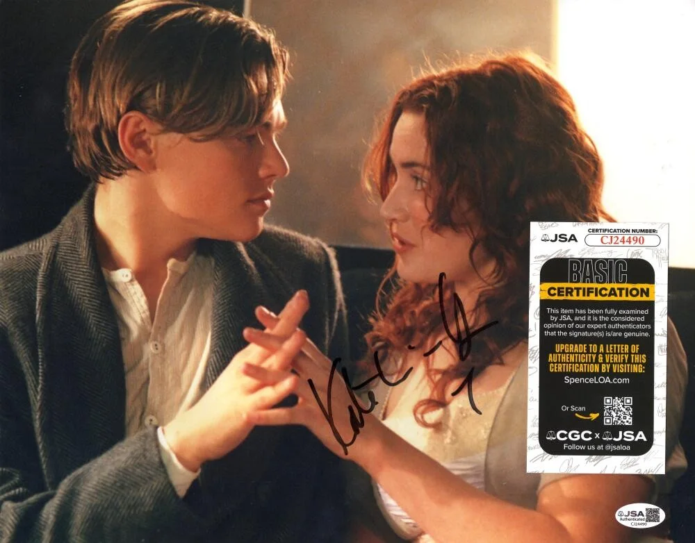 Kate Winslet — Kate Winslet Signed Autograph 11x14 Photo - Rose in James Cameron 's Titanic JSA, изображение 2