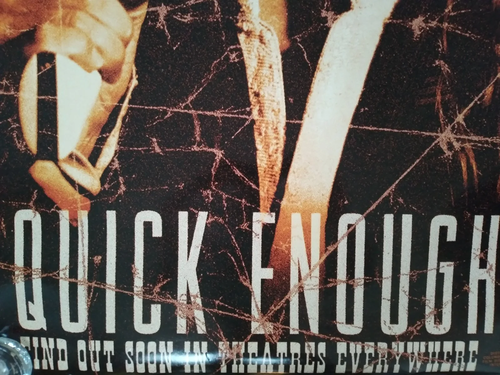 The Quick and the Dead original movie 1995 poster US one sheet, image 2