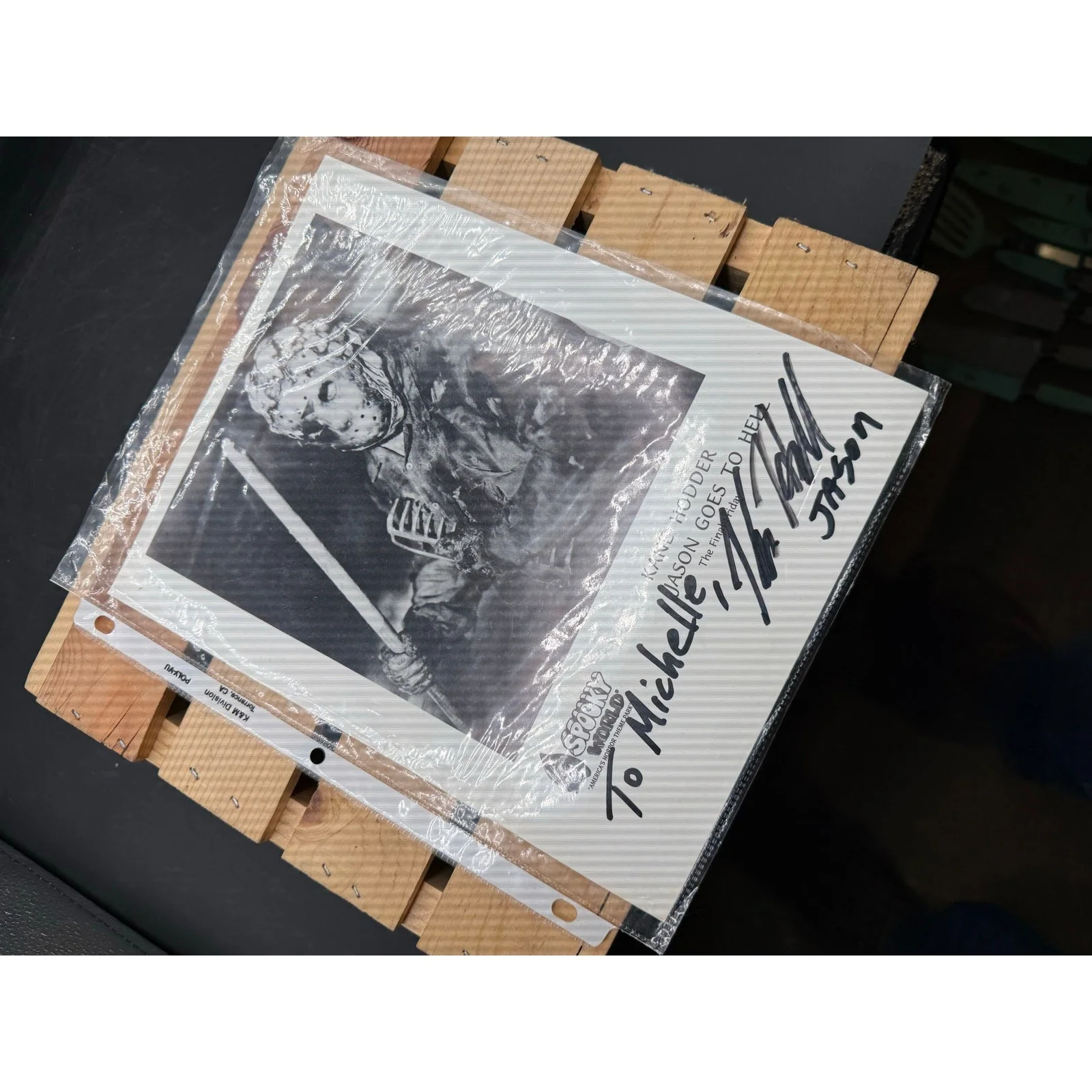 Kane Hodder Autographed “Jason Goes to Hell” - 8x10 - Press Photo, image 2