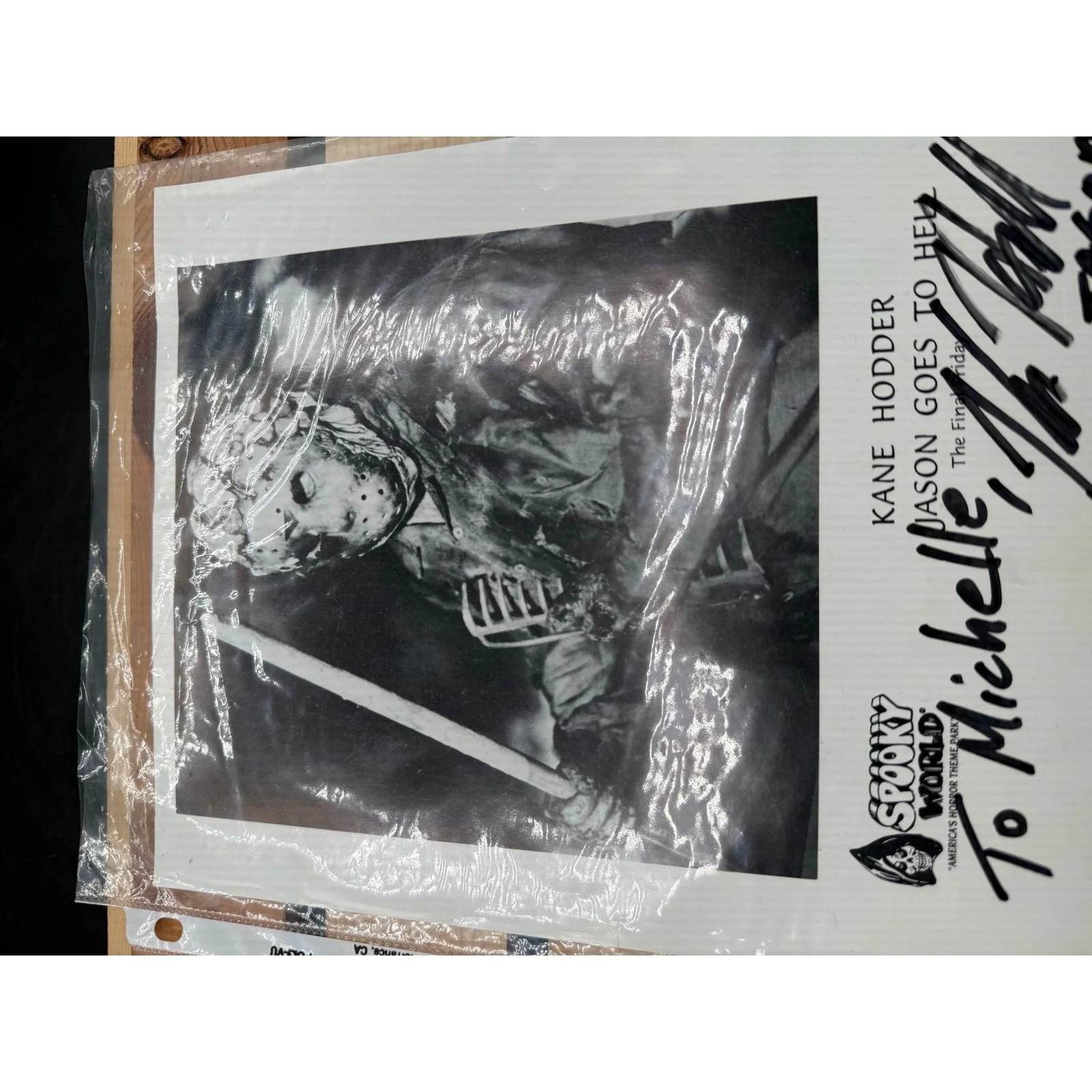 Kane Hodder Autographed “Jason Goes to Hell” - 8x10 - Press Photo, image 4