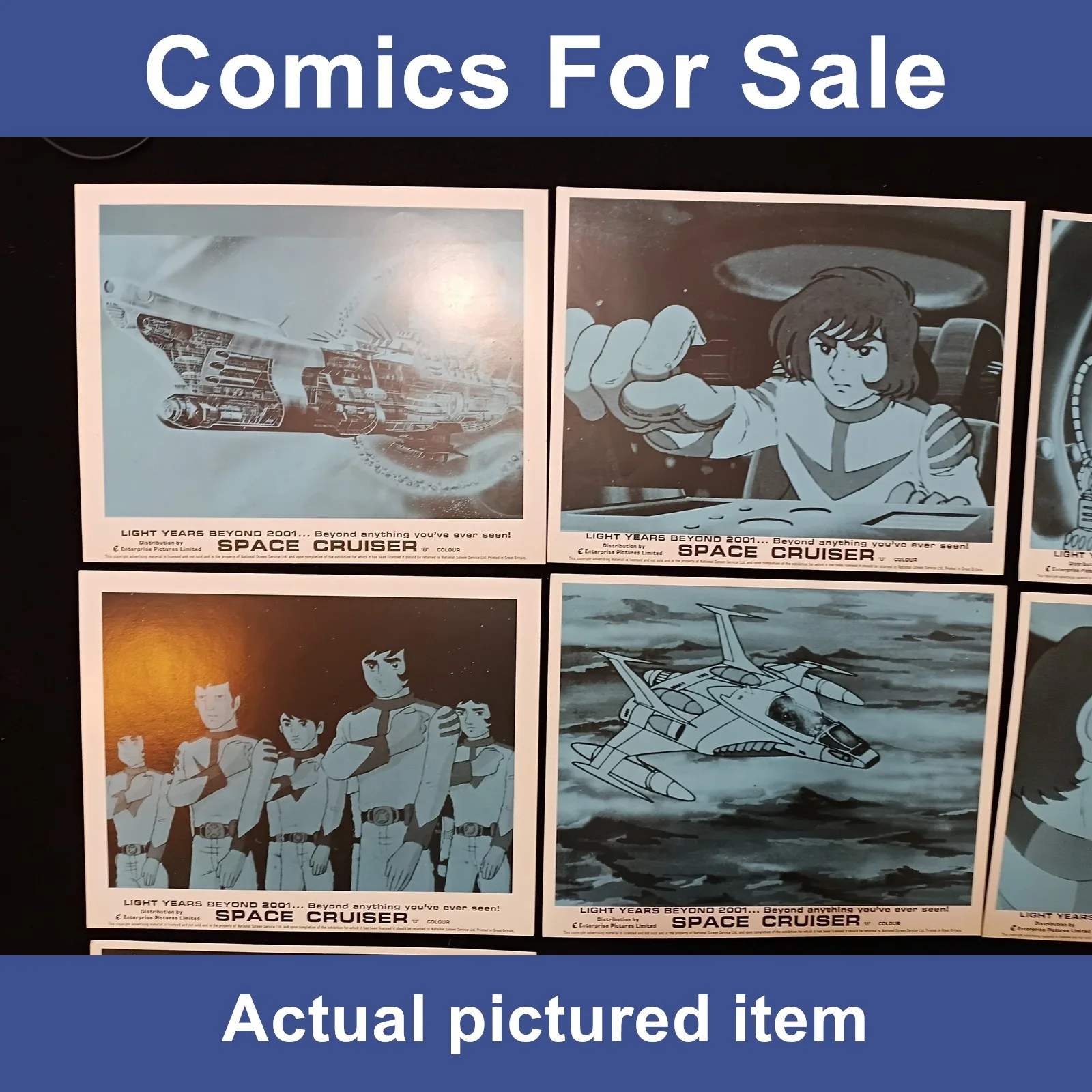 Space Cruiser set of 8 stills & brochure - Yoshinobu Nishizaki RARE (LOT#14449), изображение 2