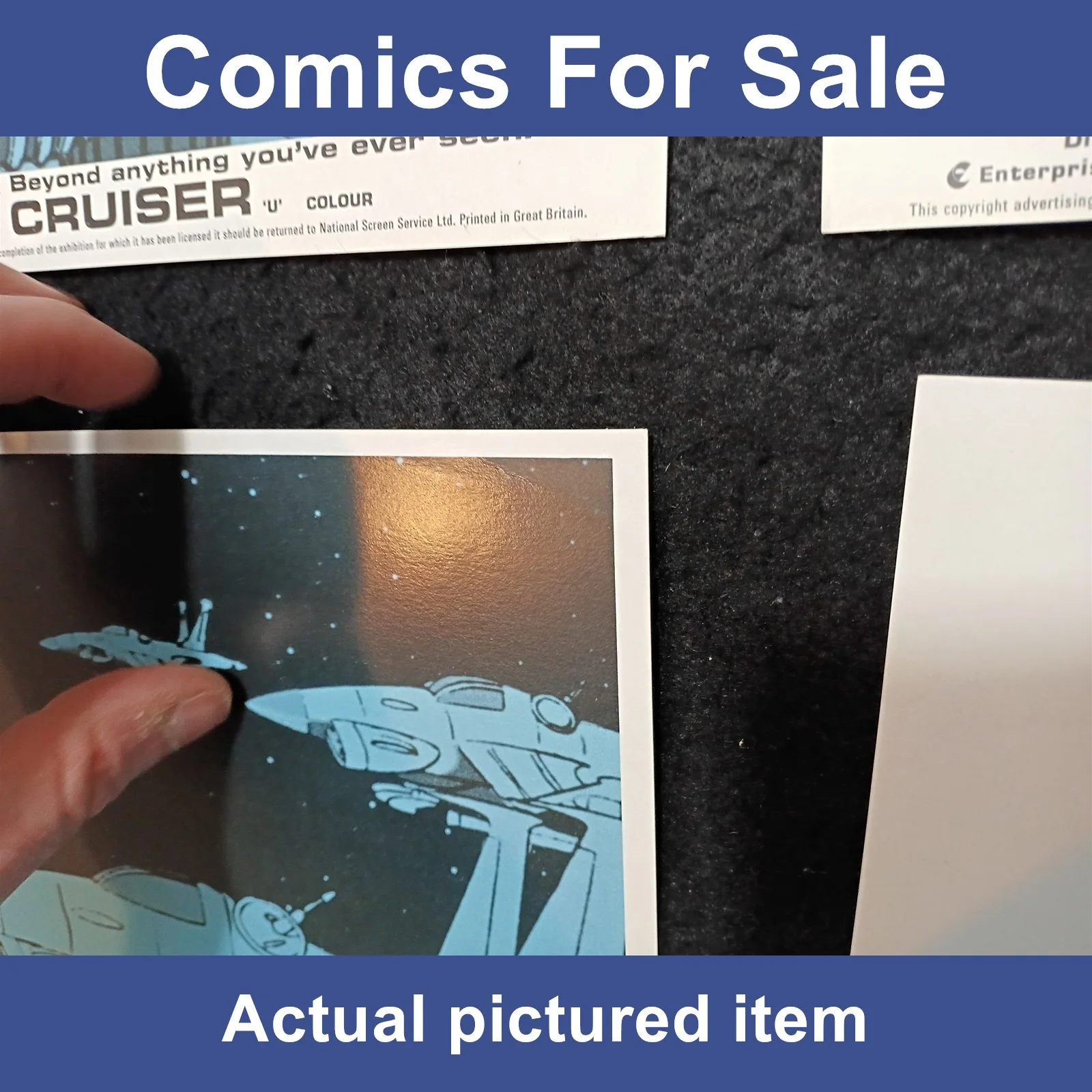Space Cruiser set of 8 stills & brochure - Yoshinobu Nishizaki RARE (LOT#14449), изображение 5