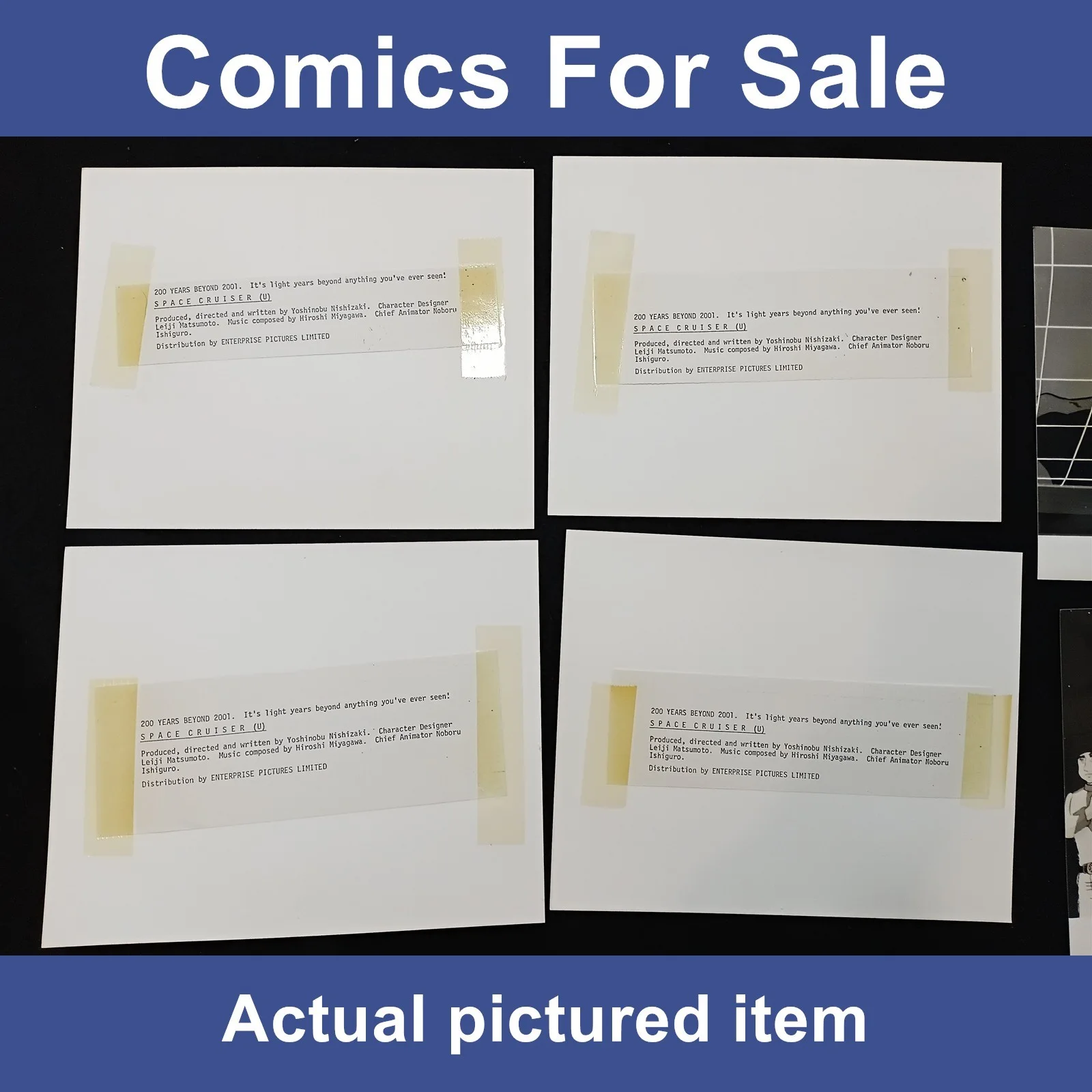 Space Cruiser set of 14 promo photos - Yoshinobu Nishizaki RARE (LOT#14451), изображение 3