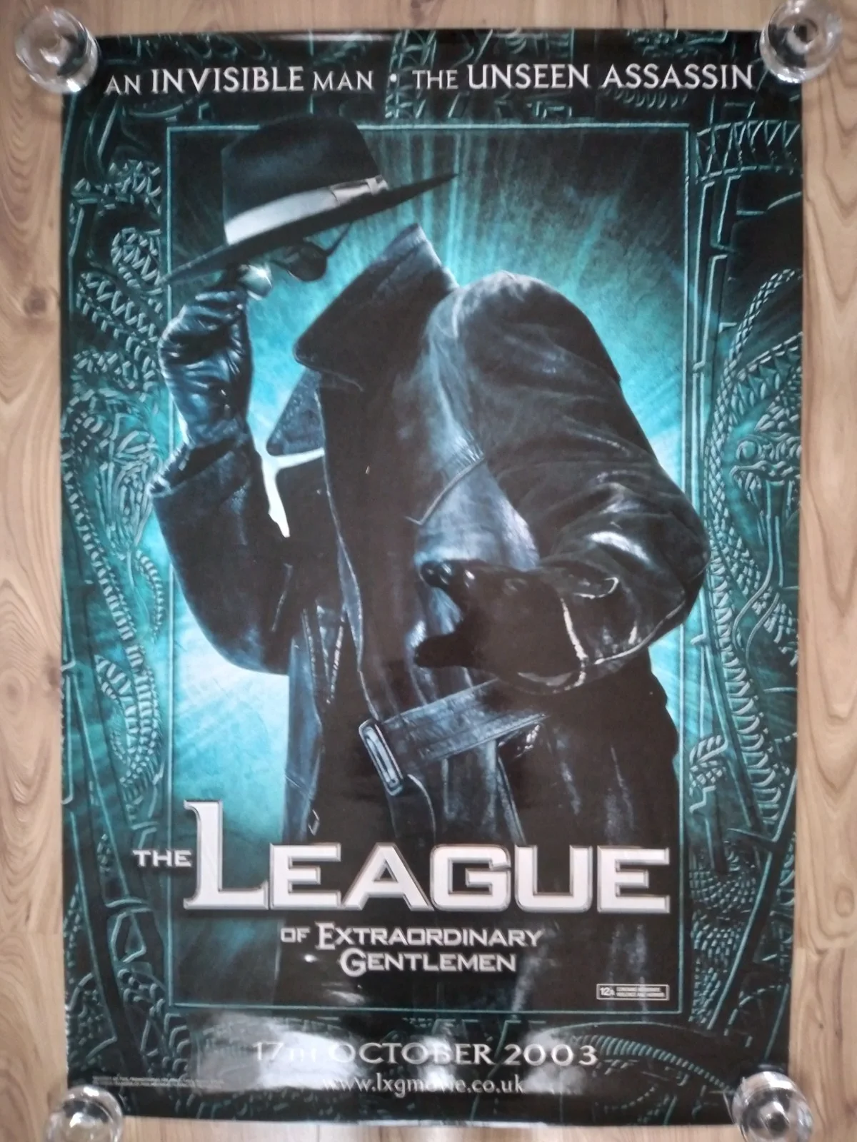 The League of Extraordinary Gentlemen original movie 2003 poster US one sheet, изображение 3